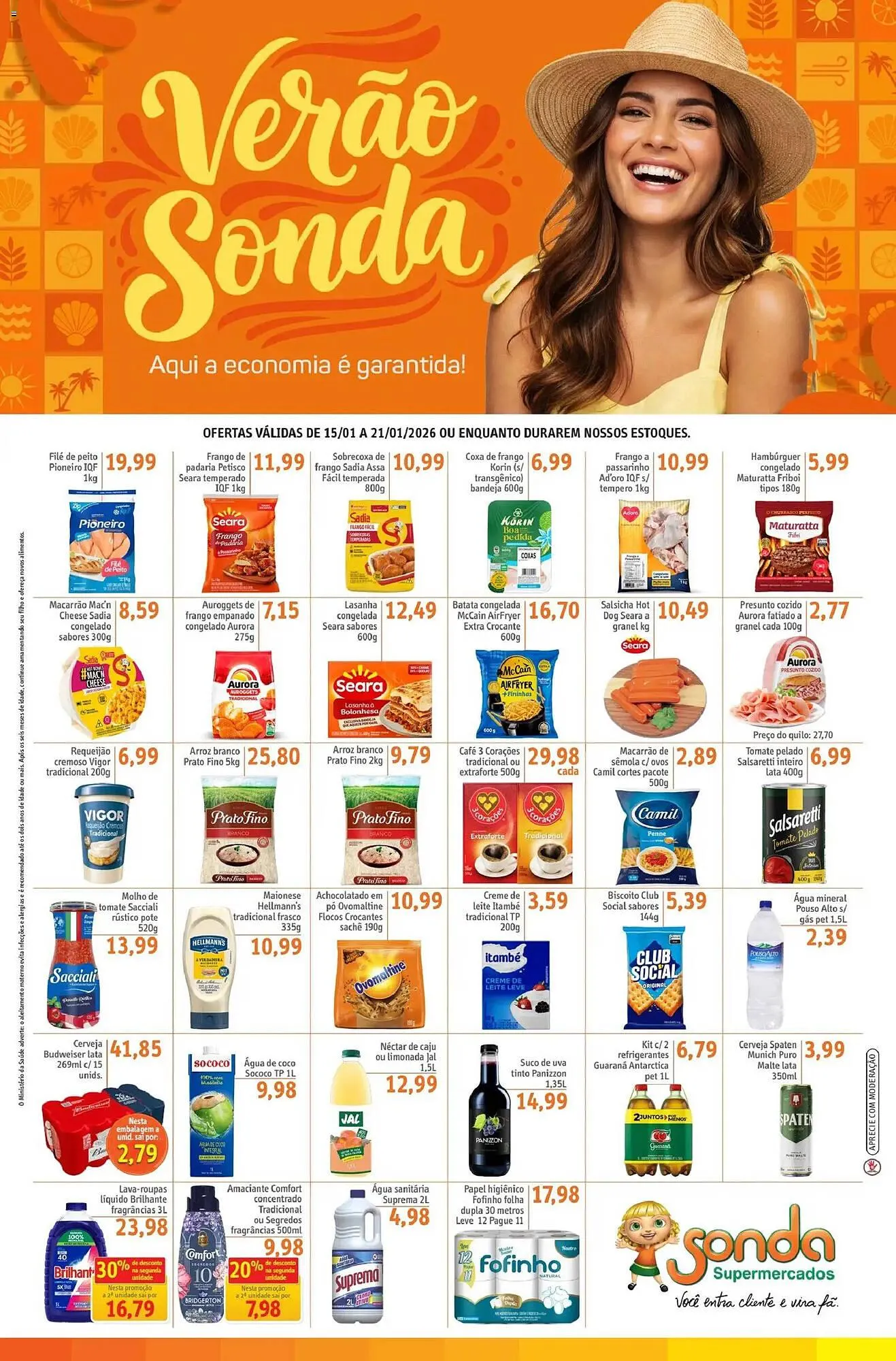 Encarte de Folheto Sonda 15 de janeiro até 22 de janeiro 2026 - Pagina 1