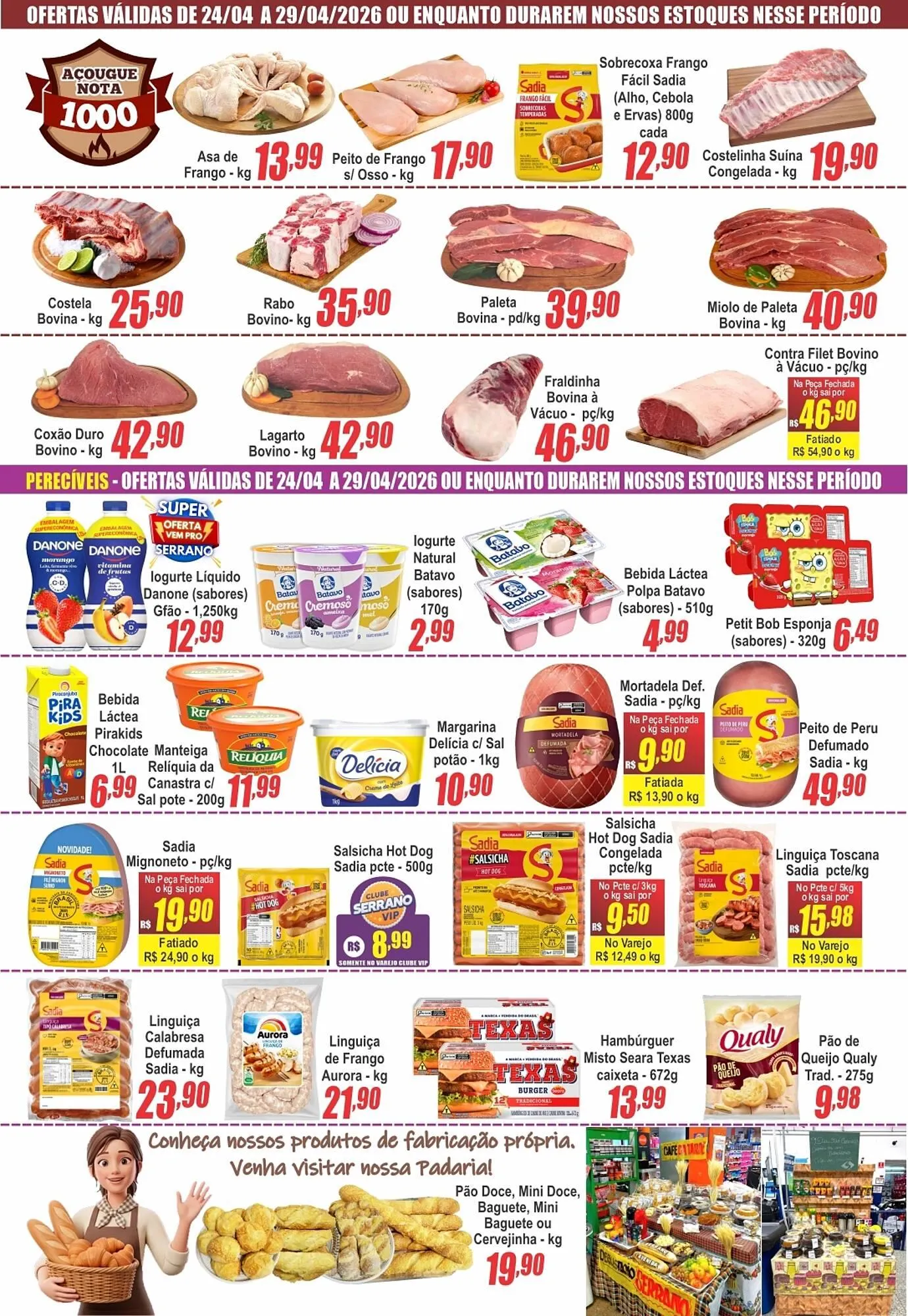 Encarte de Catálogo Serrano Supermercado 22 de abril até 29 de abril 2026 - Pagina 3