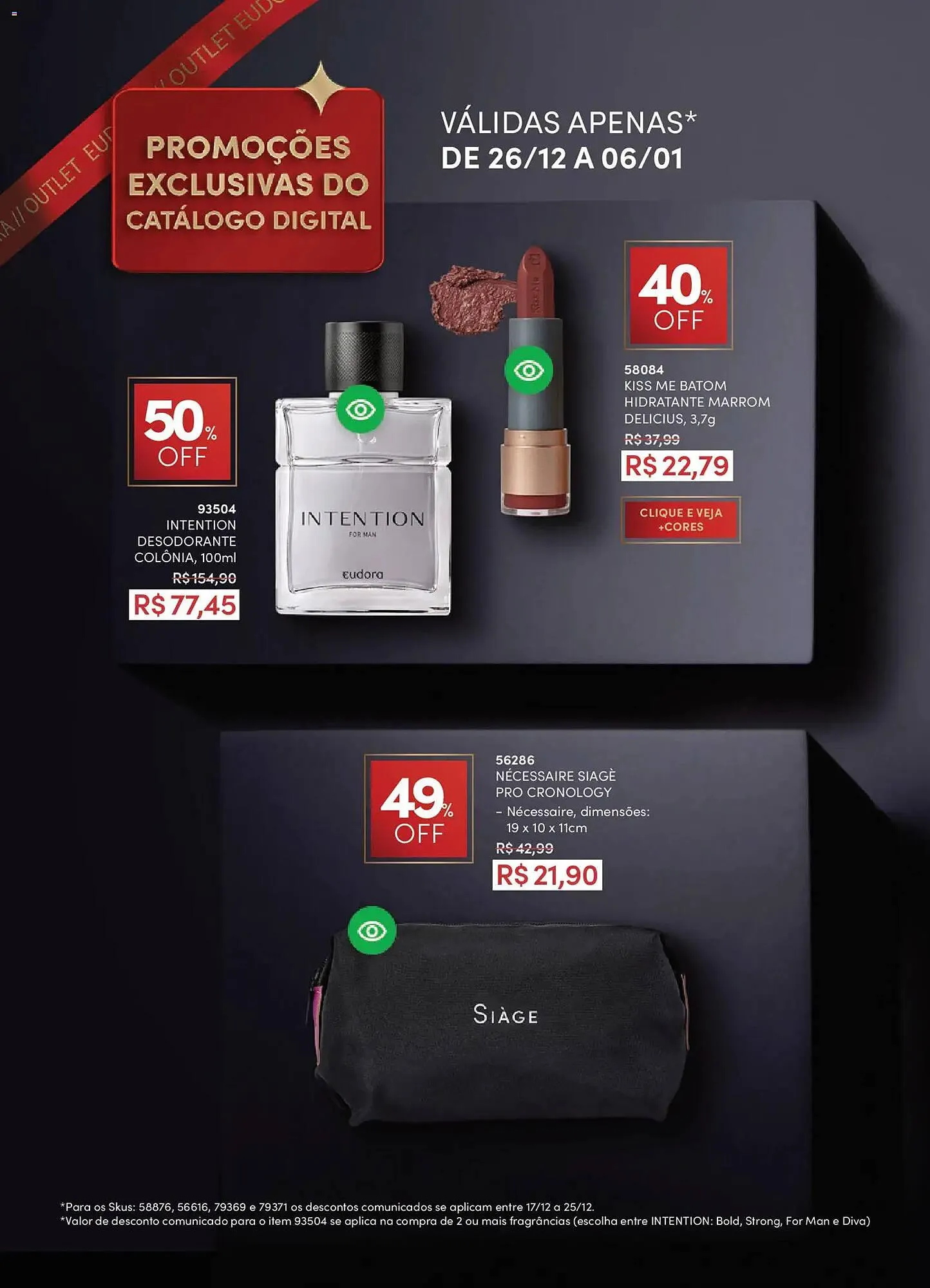 Encarte de Catálogo Eudora 17 de dezembro até 9 de janeiro 2026 - Pagina 25