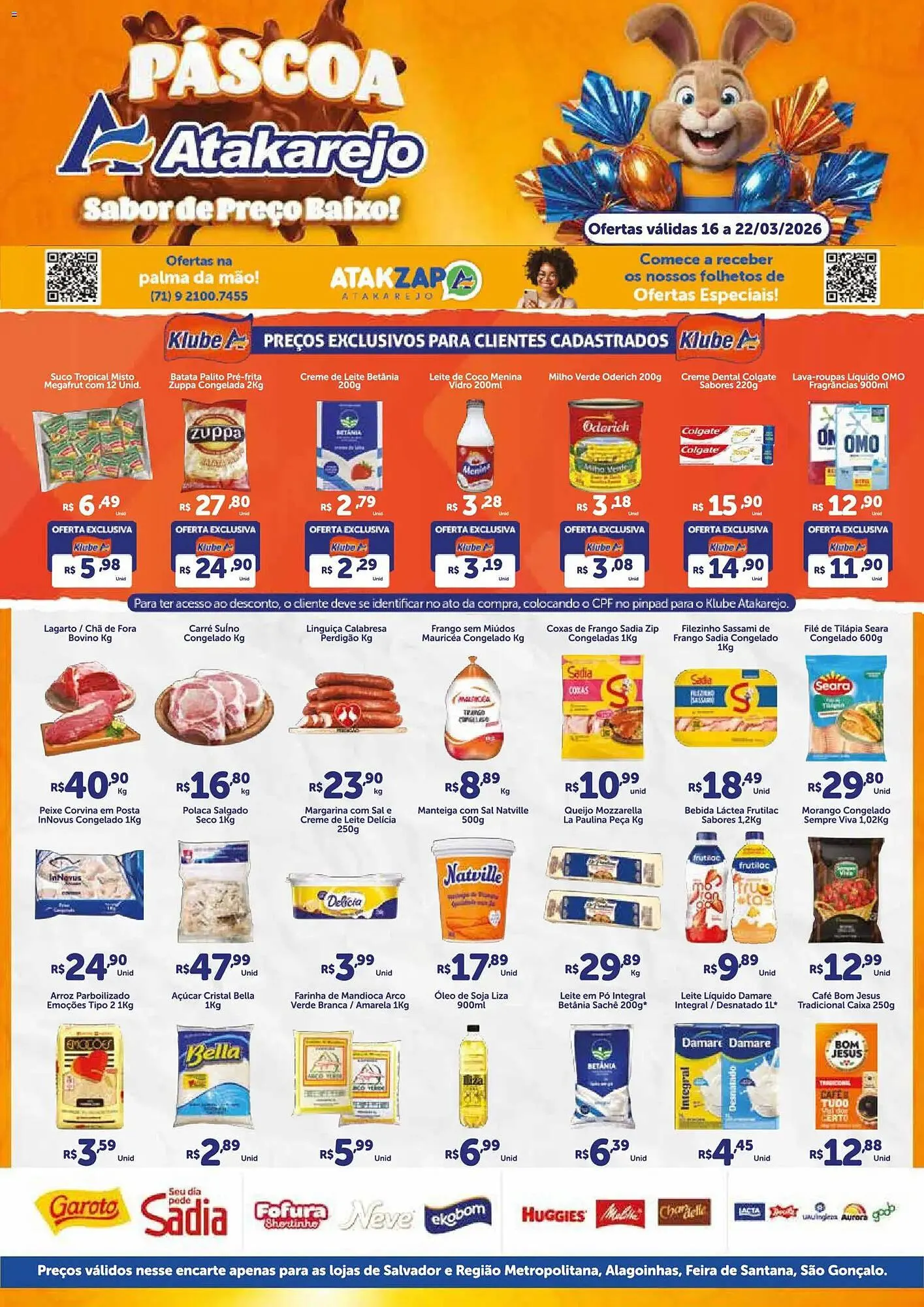 Encarte de Encarte Atakarejo 16 de março até 22 de março 2026 - Pagina 1