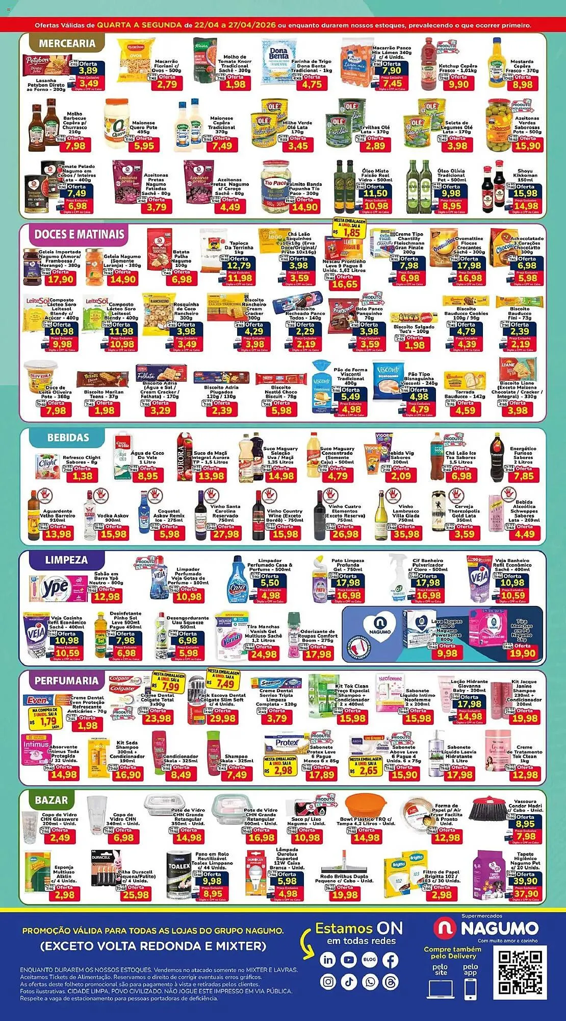 Encarte de Folheto Nagumo 22 de abril até 27 de abril 2026 - Pagina 2