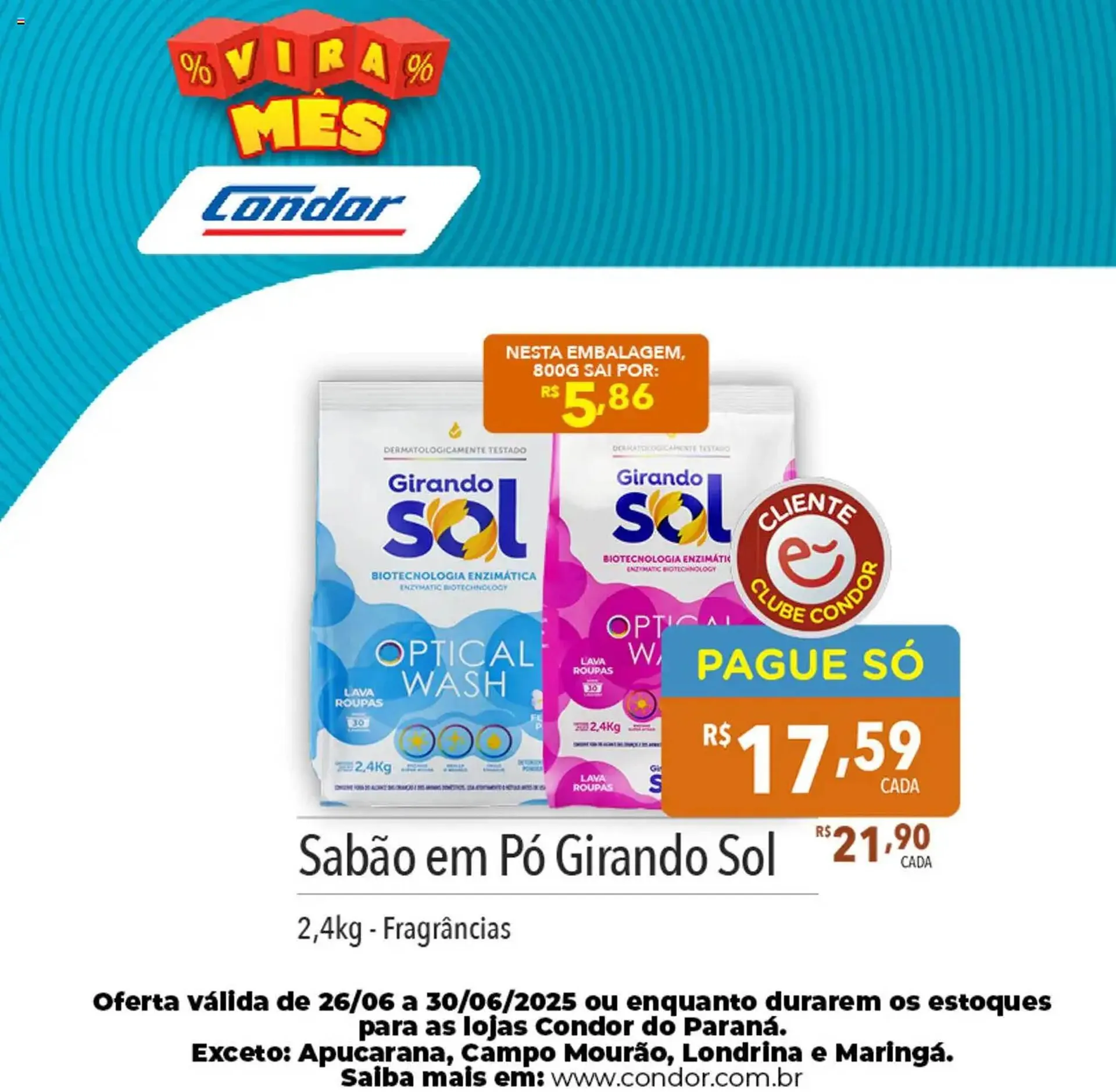 Encarte de Catálogo Supermercados Condor 26 de junho até 30 de junho 2025 - Pagina 1