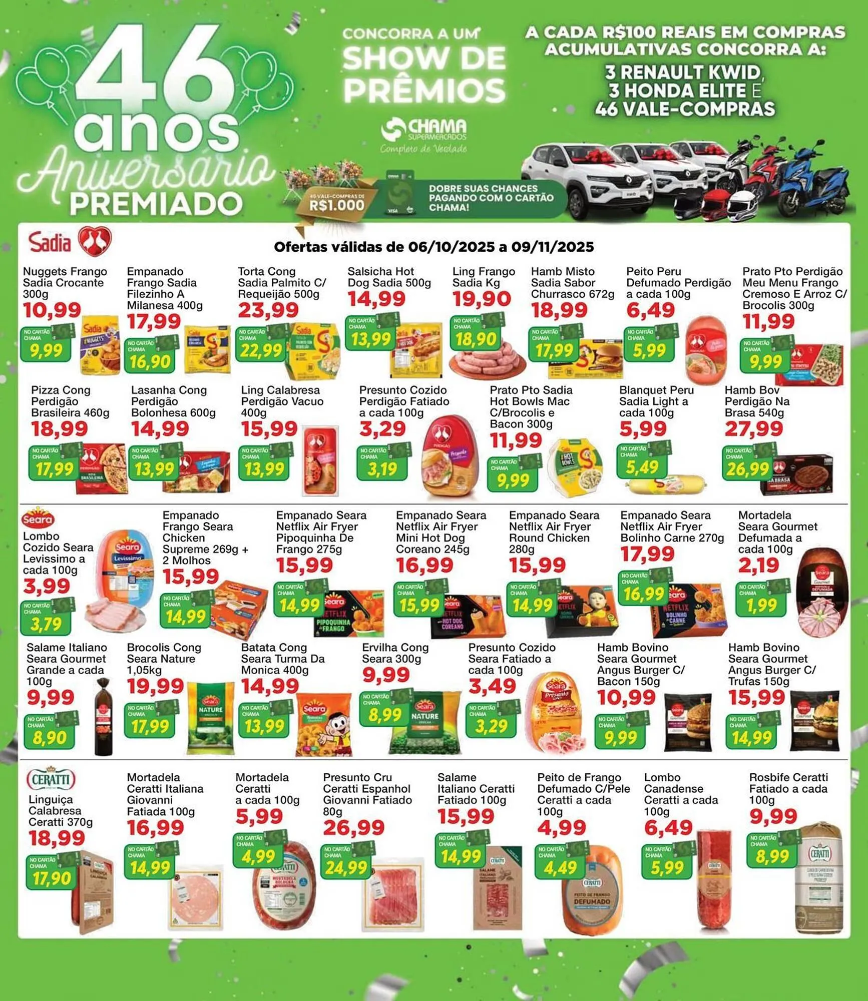 Encarte de Catálogo Chama Supermercados 6 de outubro até 9 de novembro 2025 - Pagina 4