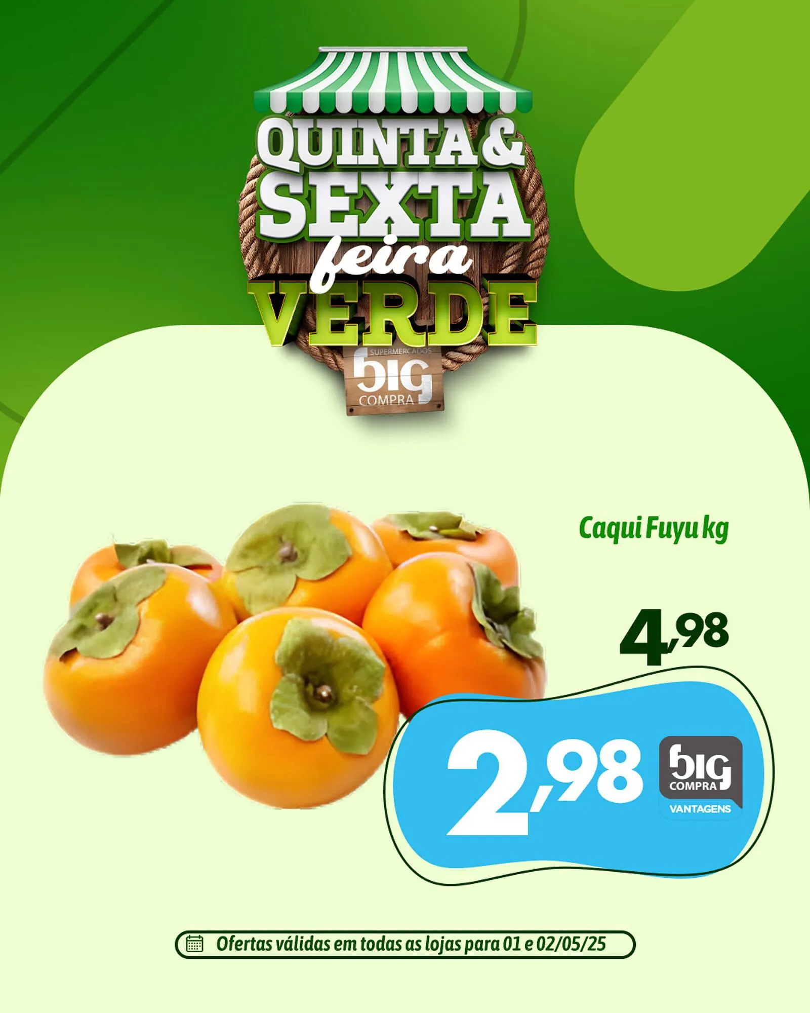 Encarte de Catálogo Supermercados Big Compra 1 de maio até 2 de maio 2025 - Pagina 1