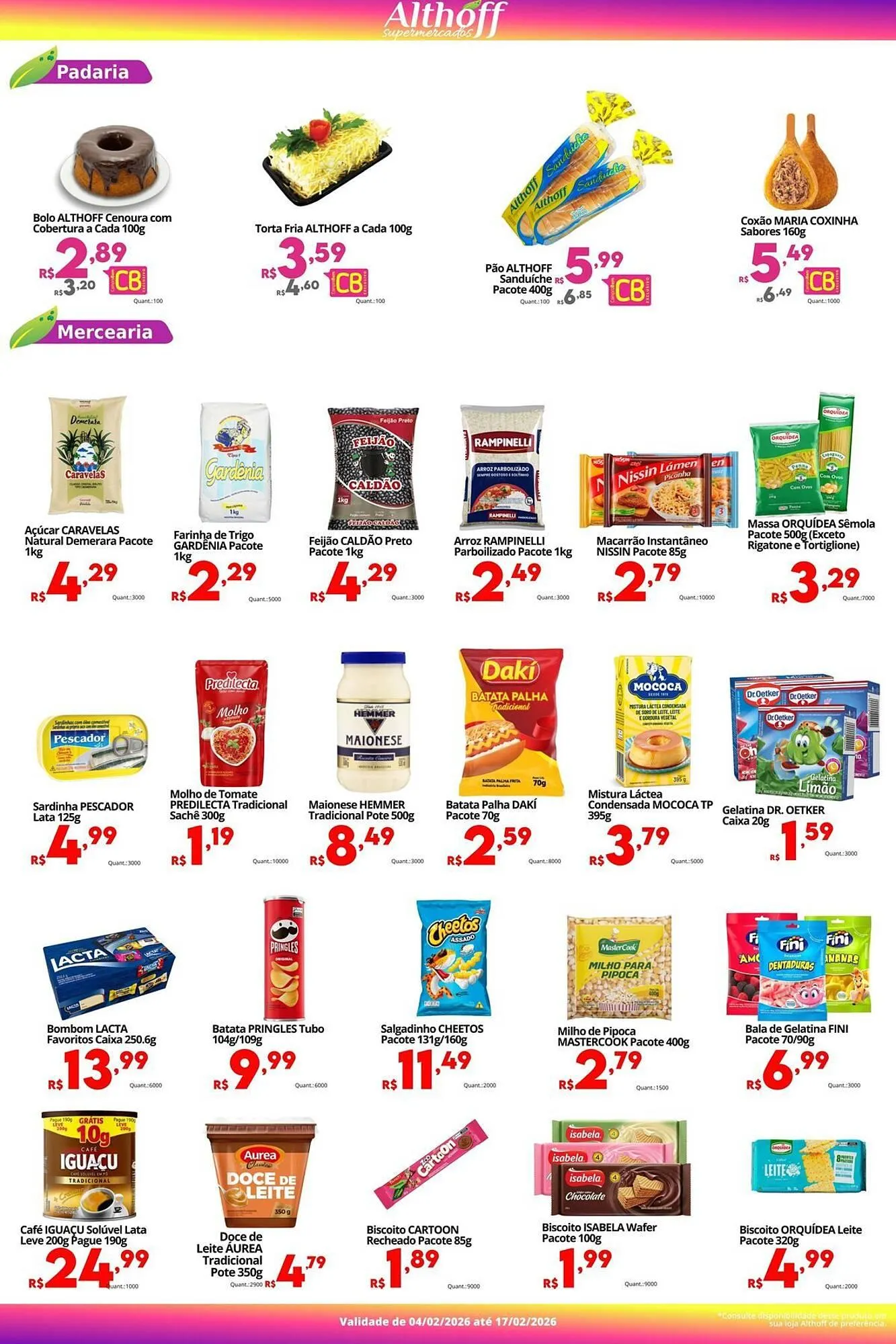 Encarte de Encarte Althoff Supermercados 4 de fevereiro até 17 de fevereiro 2026 - Pagina 3