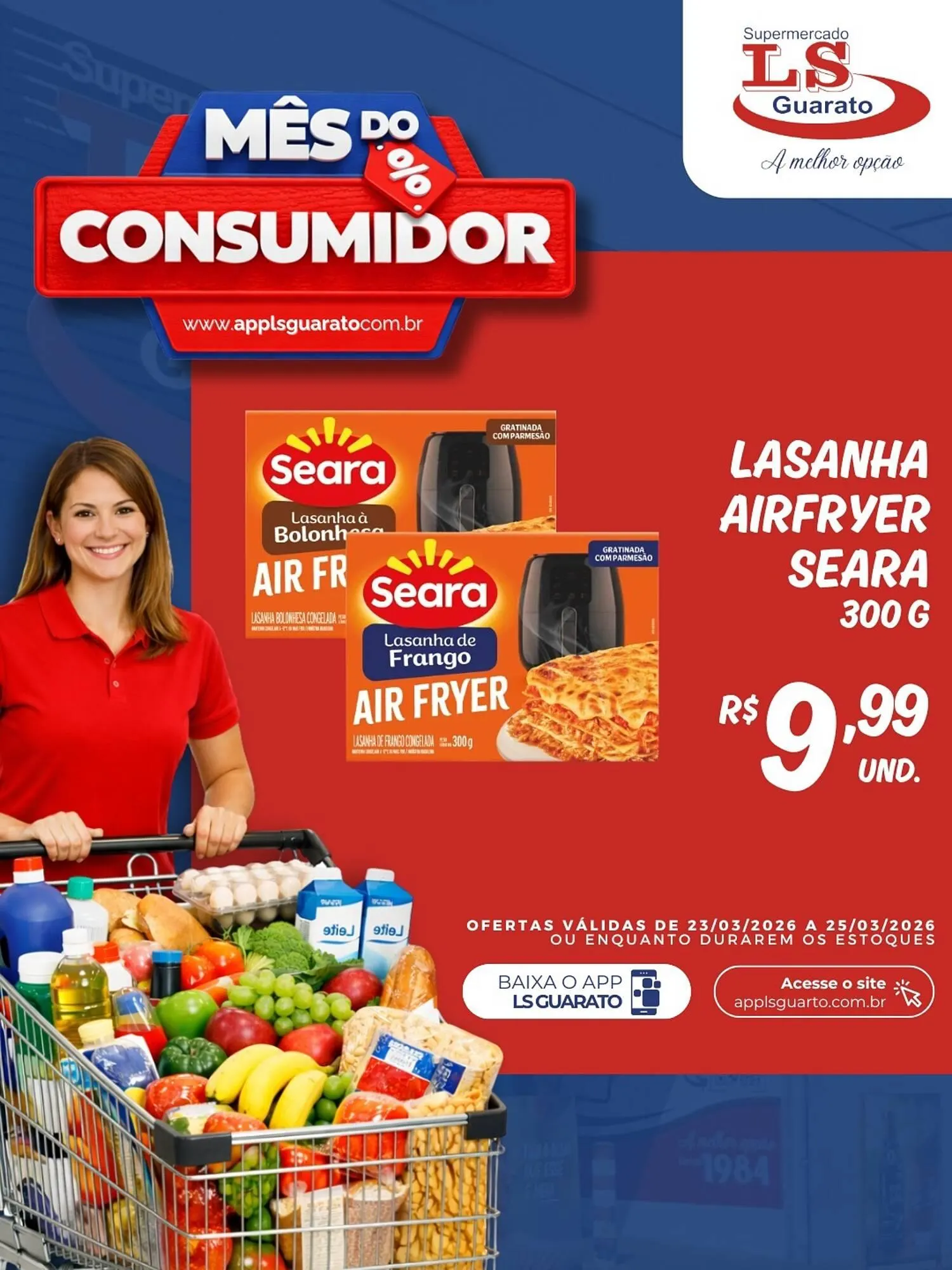 Encarte de Catálogo Supermercado LS Guarato 23 de março até 25 de março 2026 - Pagina 3