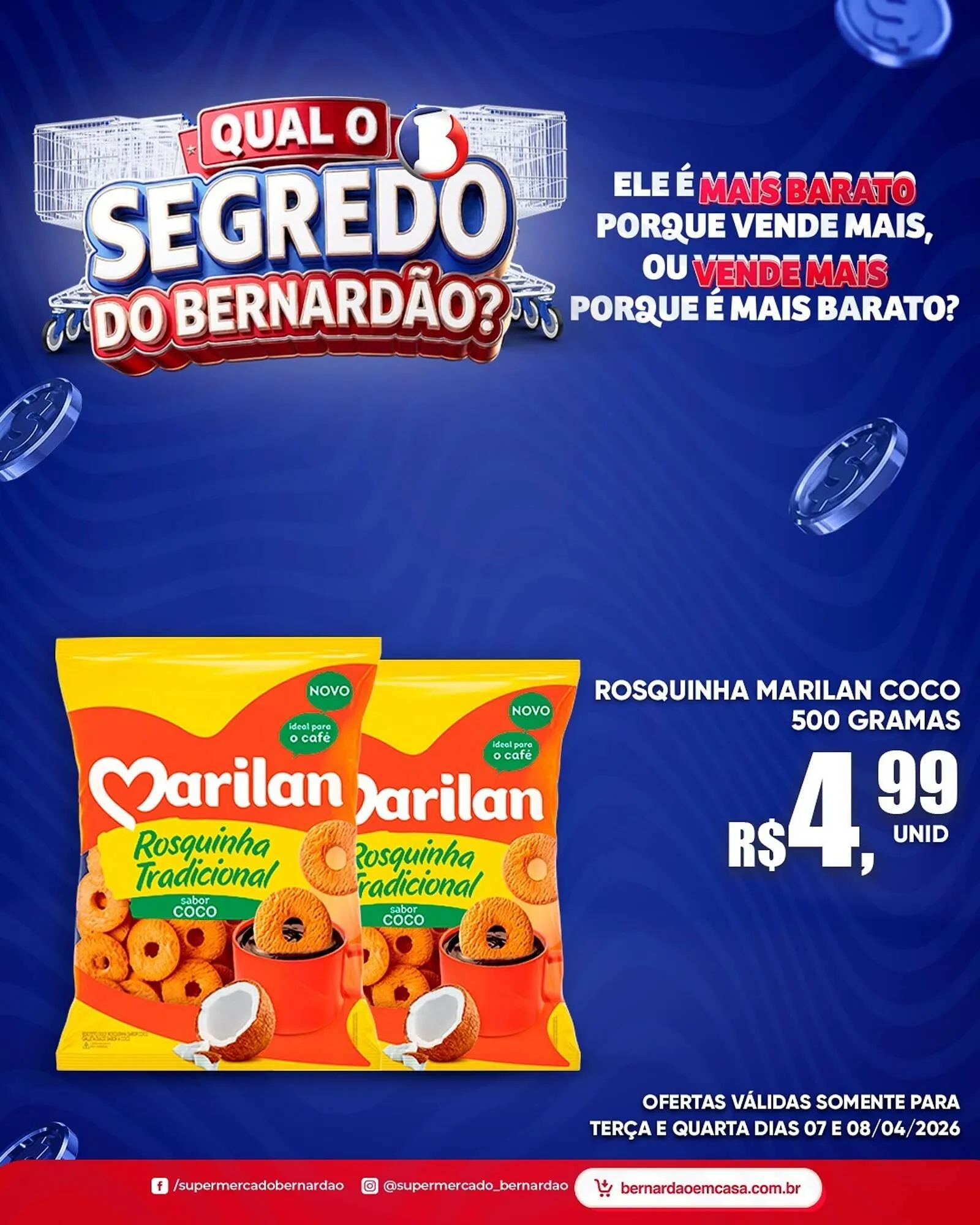 Encarte de Catálogo Supermercado Bernardão 7 de abril até 8 de abril 2026 - Pagina 4