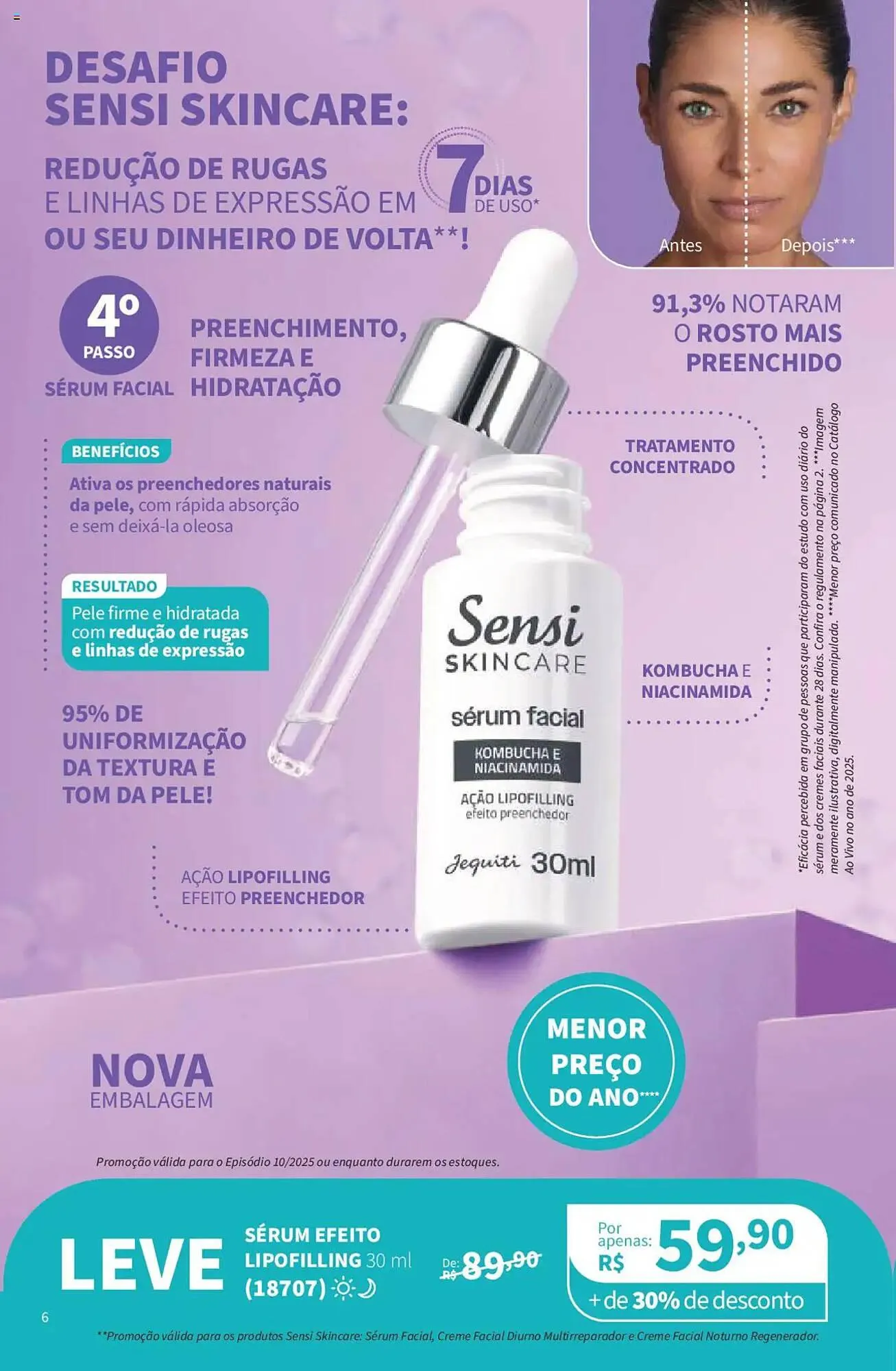 Encarte de Catálogo Jequiti 17 de julho até 8 de agosto 2025 - Pagina 6