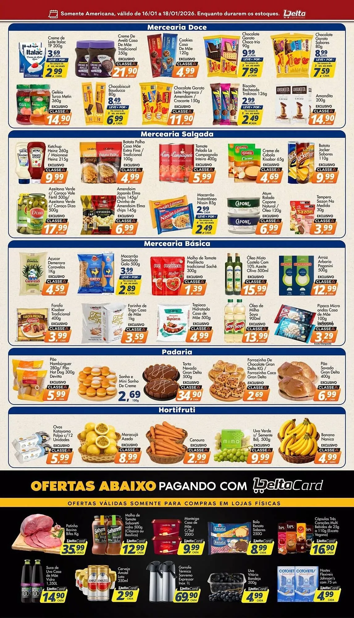 Encarte de Catálogo Delta Supermercados 16 de janeiro até 18 de janeiro 2026 - Pagina 2