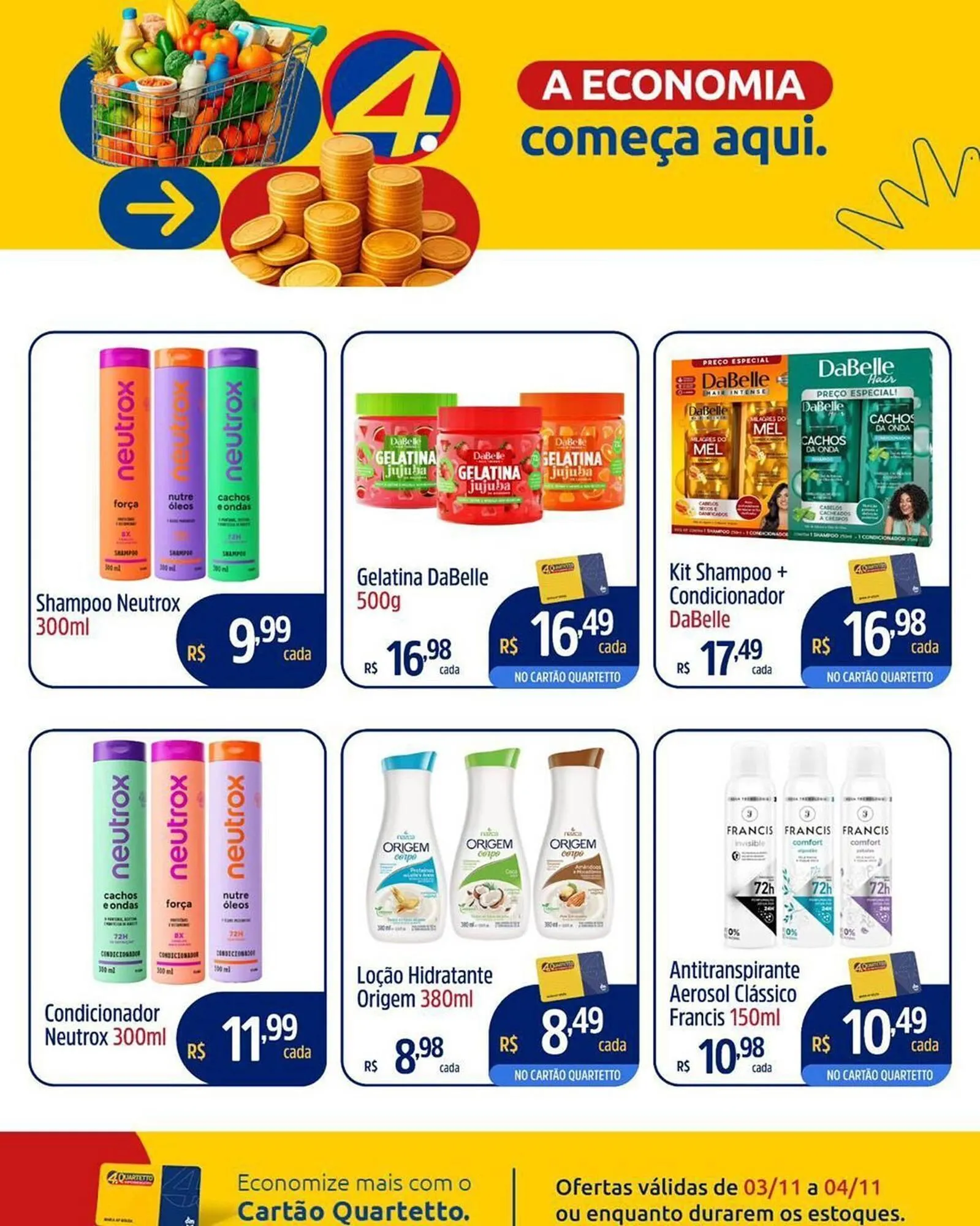 Encarte de Catálogo Quartetto Supermercados 3 de novembro até 4 de novembro 2025 - Pagina 7