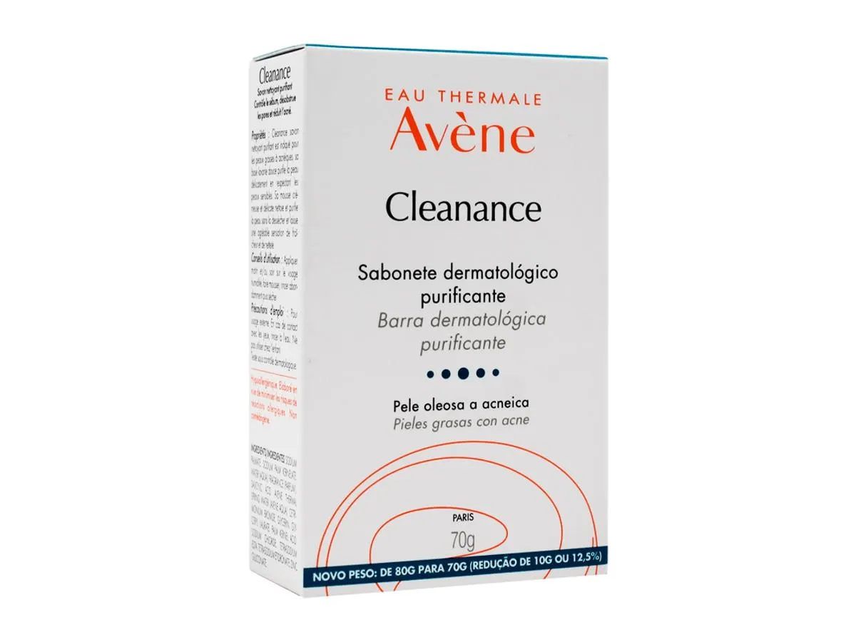 Sabonete em Barra Purificante Avène Cleanance 70g