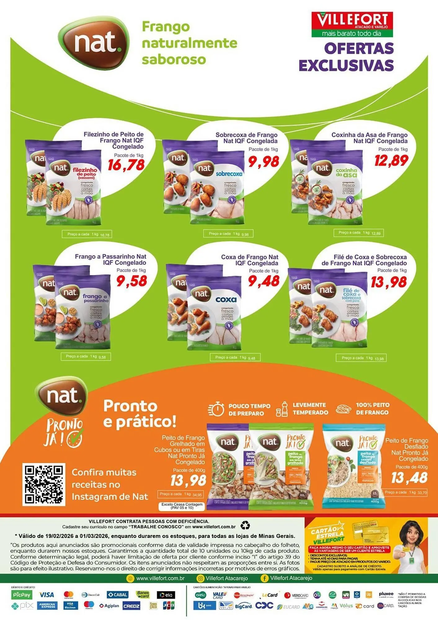 Encarte de Catálogo Villefort Atacadista 19 de fevereiro até 1 de março 2026 - Pagina 1