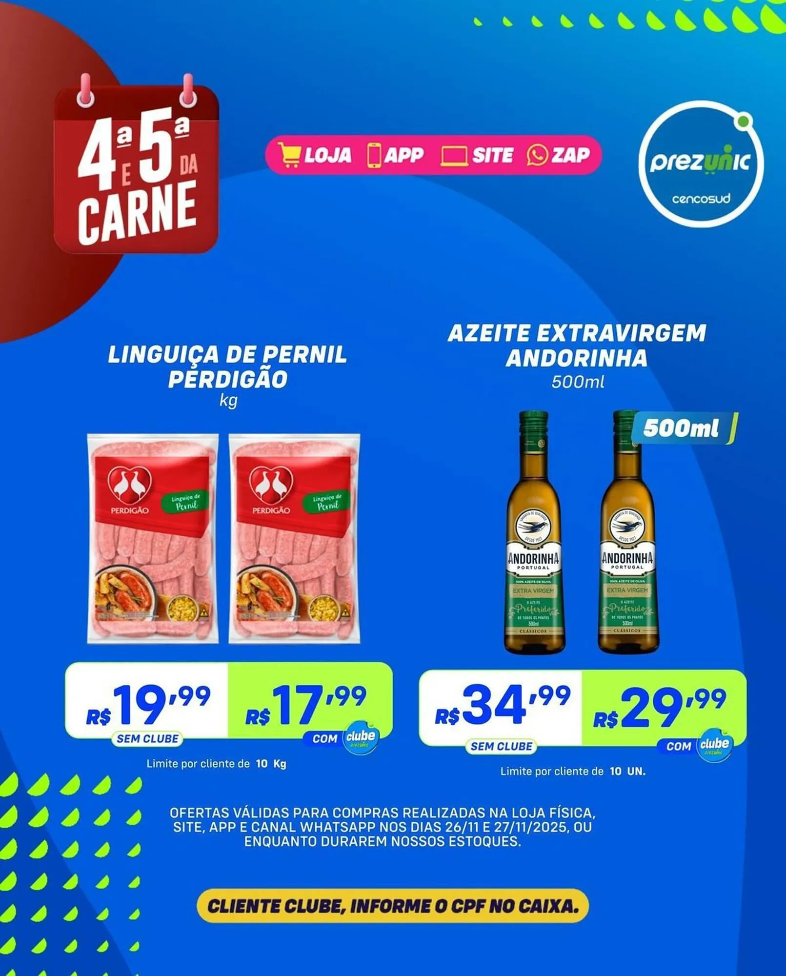 Encarte de Encarte Prezunic 26 de novembro até 27 de novembro 2025 - Pagina 7