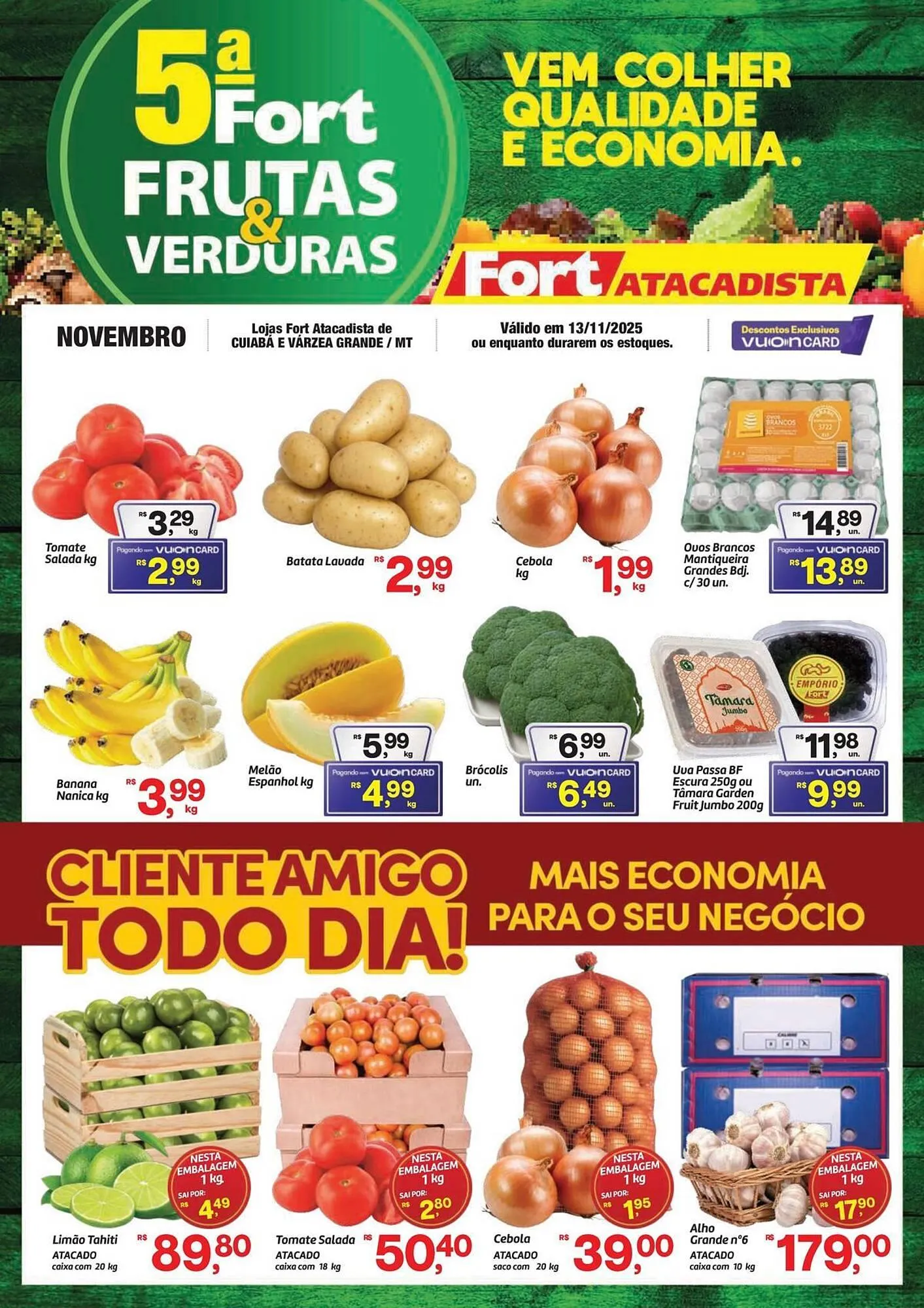 Encarte de Tabloide Fort Atacadista 13 de novembro até 13 de novembro 2025 - Pagina 1