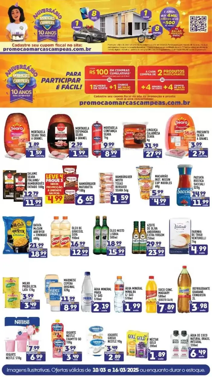 Encarte de Ótima oferta para todos os clientes 10 de março até 16 de março 2025 - Pagina 6