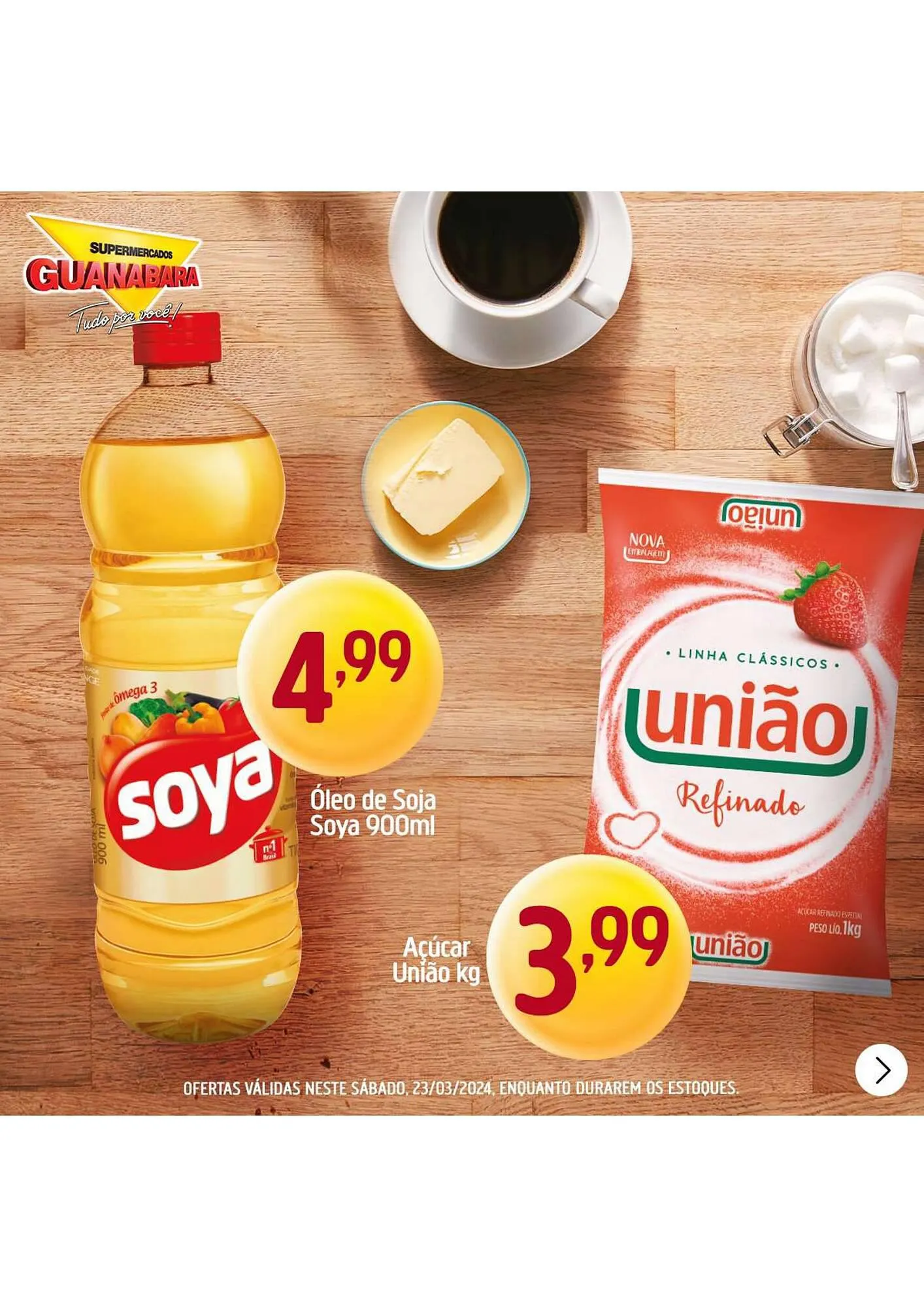 Encarte de Catálogo Supermercados Guanabara 23 de março até 24 de março 2024 - Pagina 1