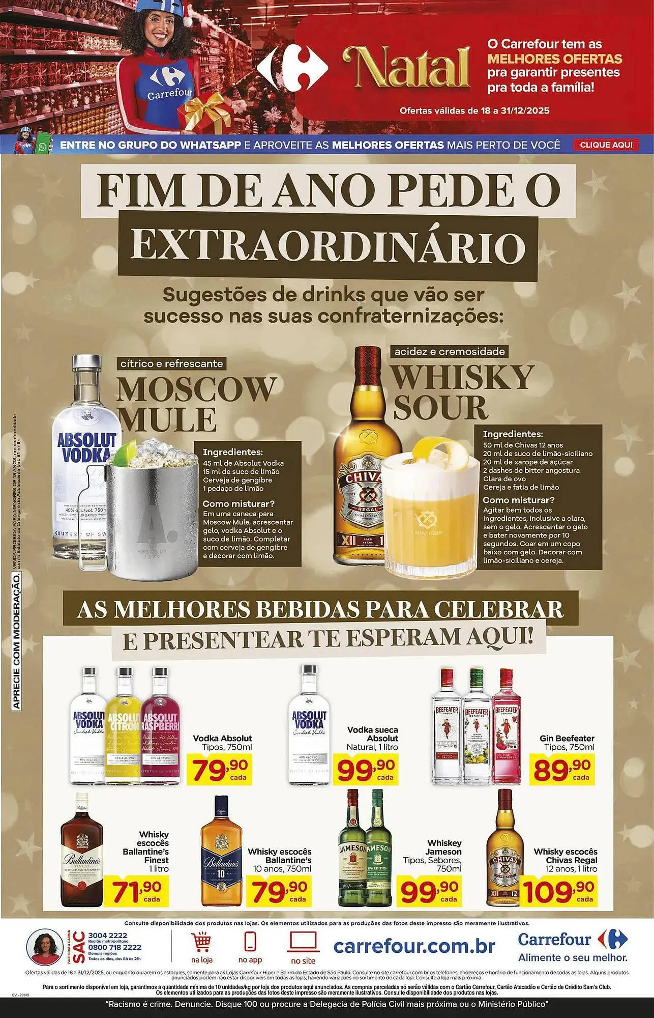 Encarte de Folheto Carrefour 18 de dezembro até 31 de dezembro 2025 - Pagina 1