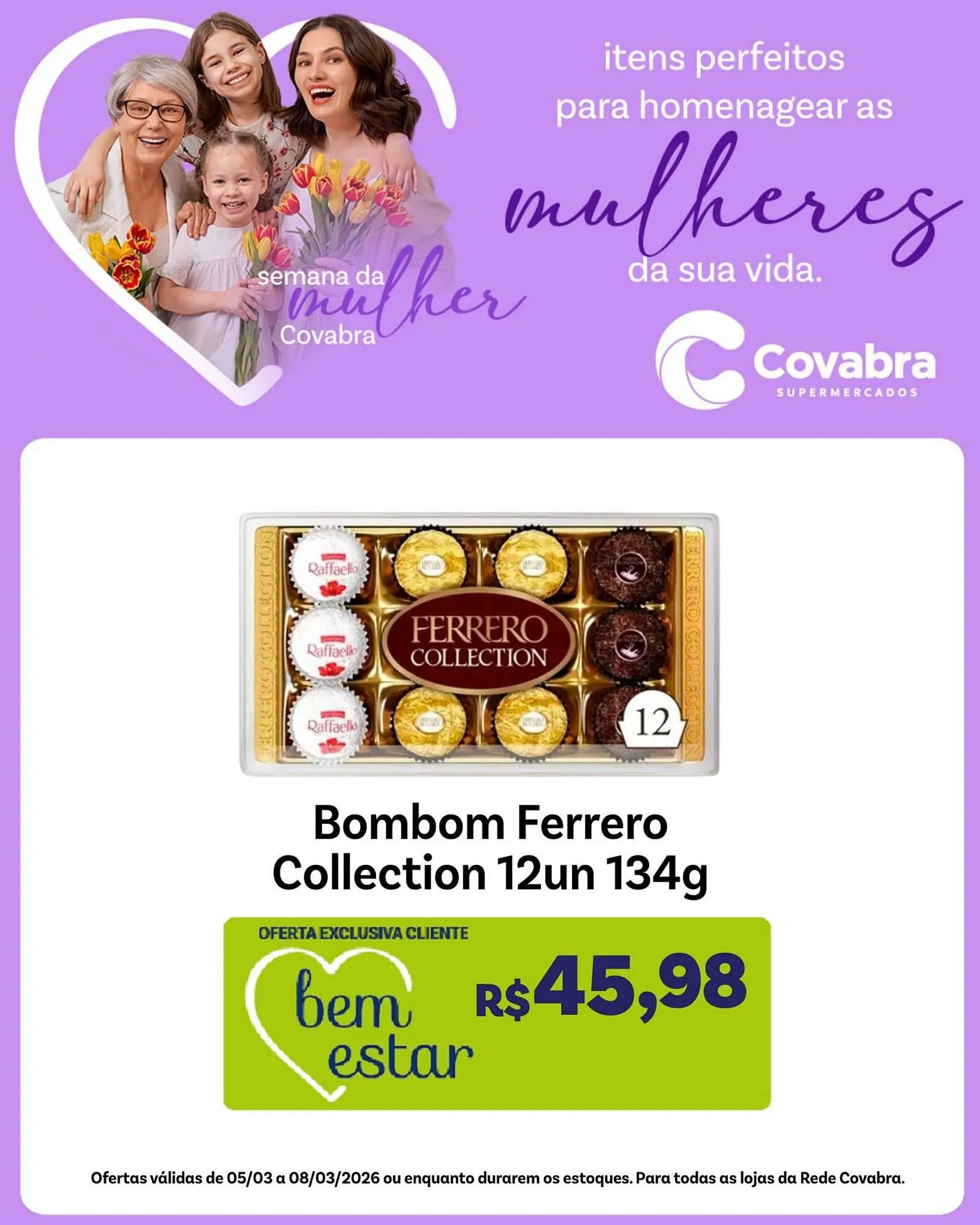 Encarte de Catálogo Covabra Supermercados 6 de março até 9 de março 2026 - Pagina 2