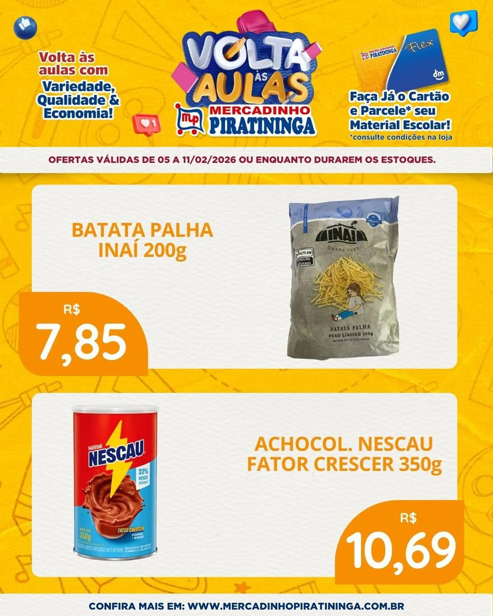 Encarte de Catálogo Mercadinho Piratininga 6 de fevereiro até 11 de fevereiro 2026 - Pagina 4