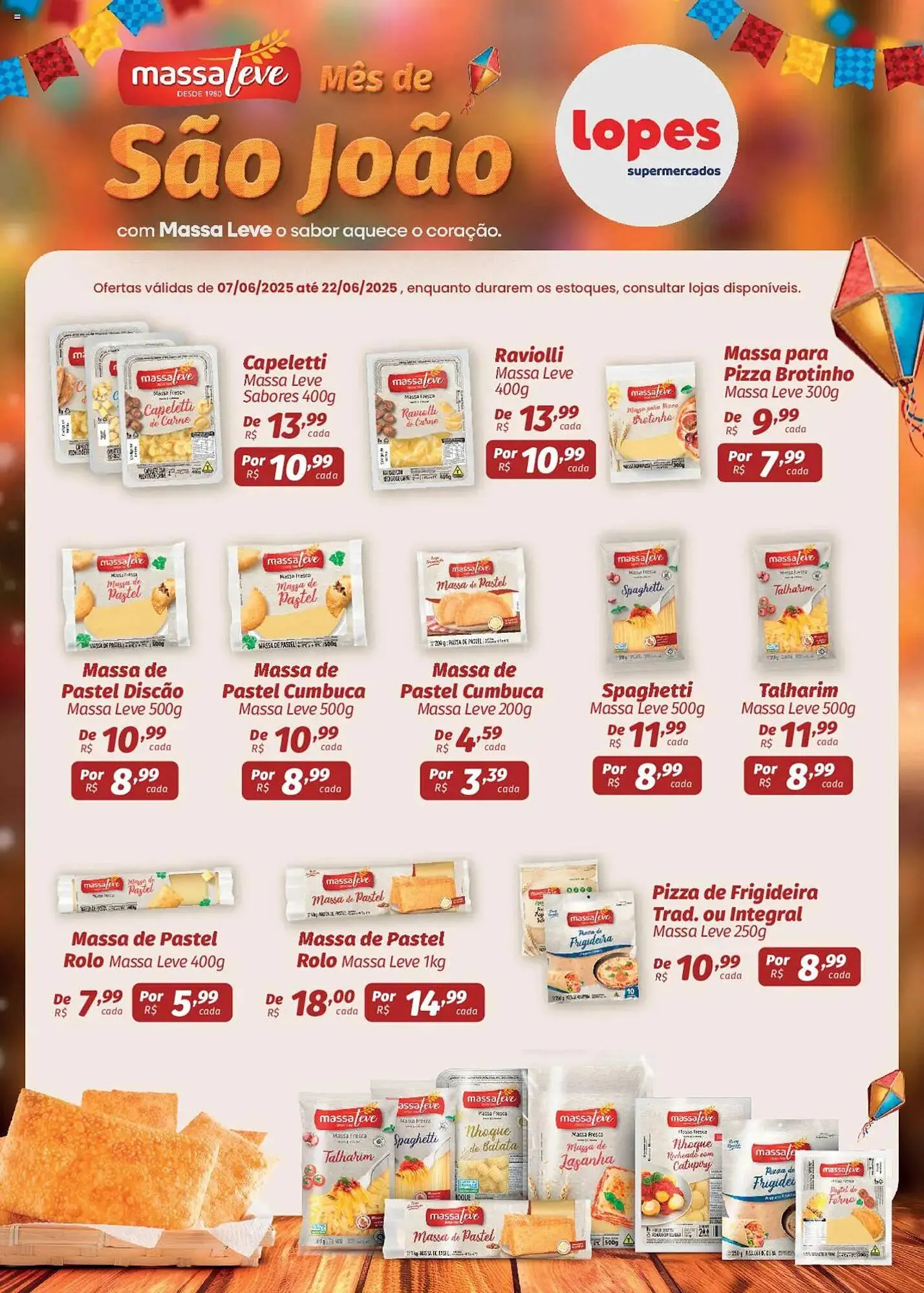 Encarte de Catálogo Lopes Supermercados 7 de junho até 23 de junho 2025 - Pagina 1