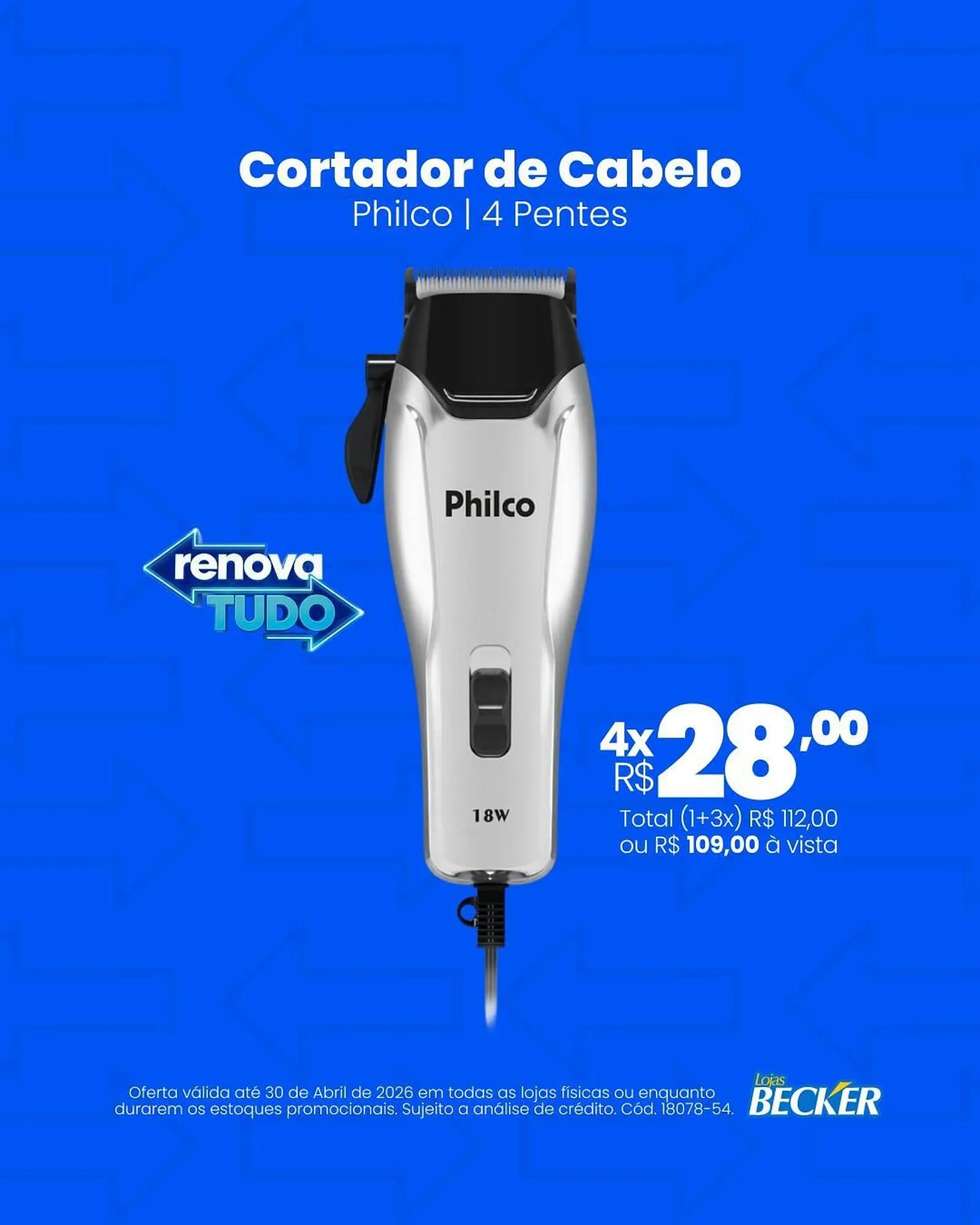 Encarte de Folheto Lojas Becker 24 de abril até 30 de abril 2026 - Pagina 1