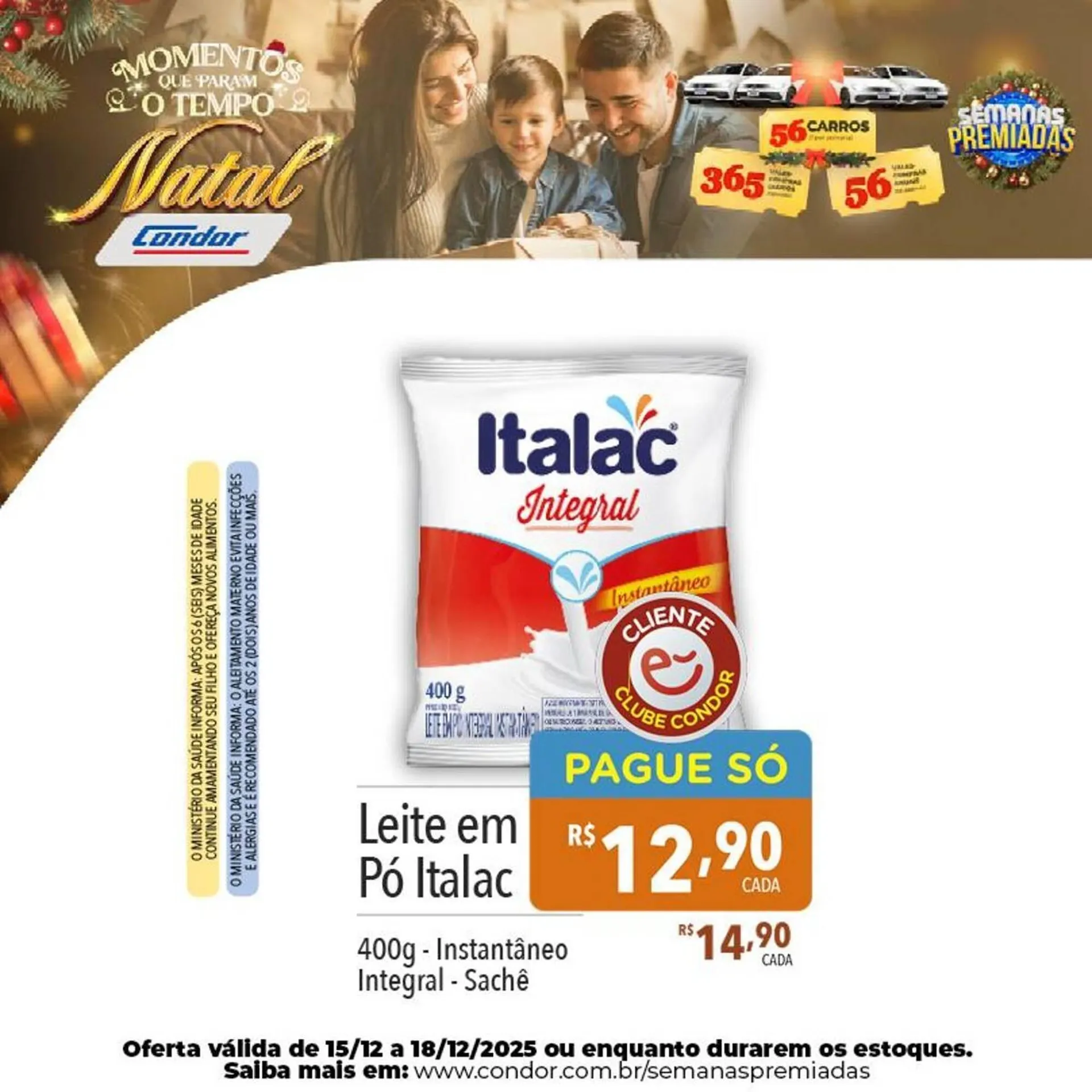 Encarte de Catálogo Supermercados Condor 16 de dezembro até 18 de dezembro 2025 - Pagina 7