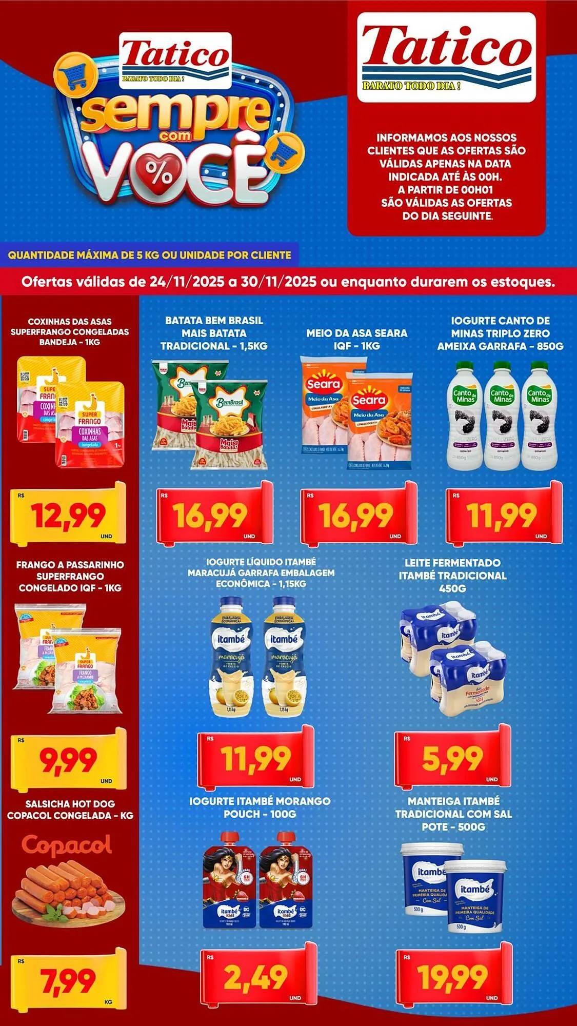 Encarte de Tabloide Tatico 24 de novembro até 30 de novembro 2025 - Pagina 1