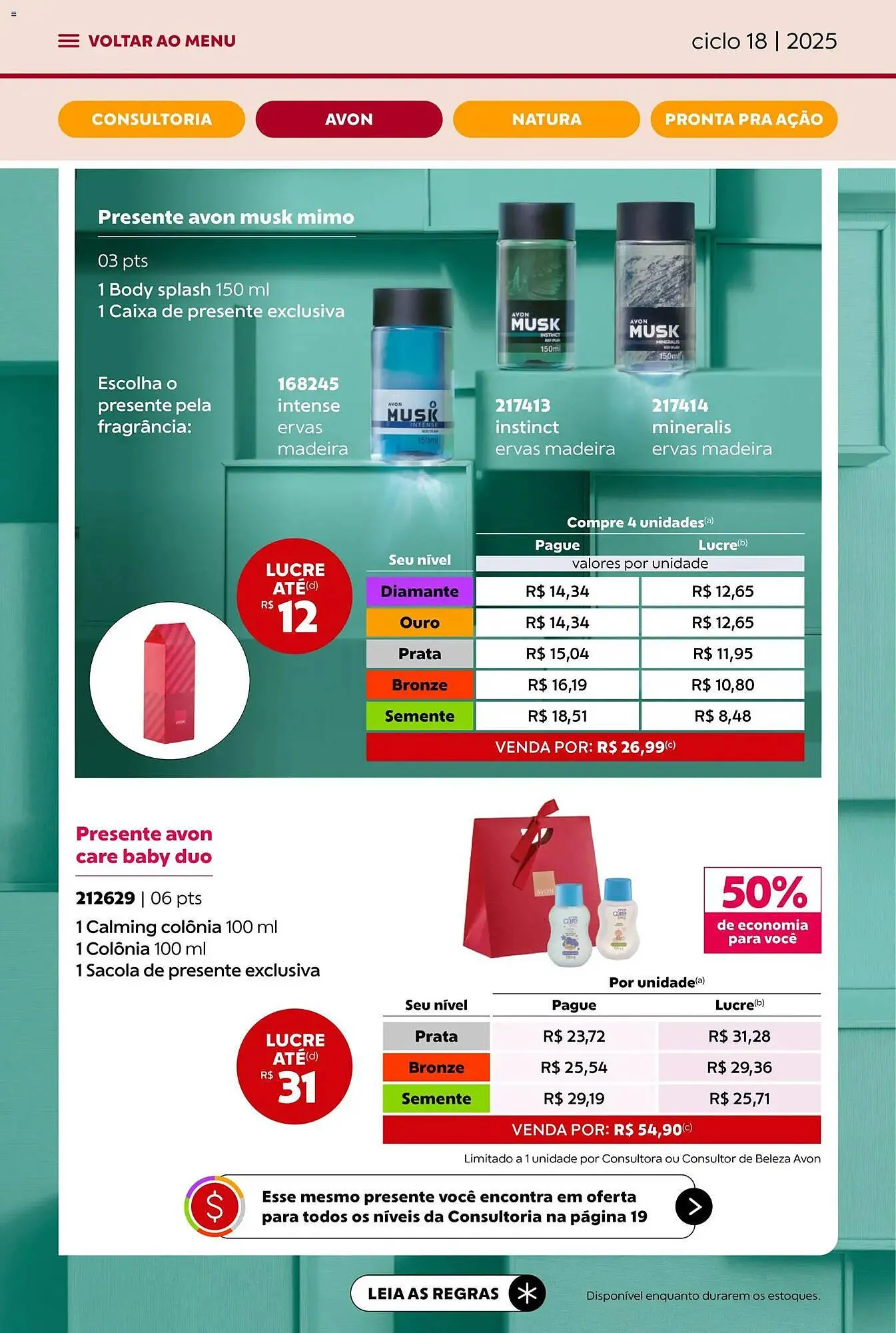Encarte de Catálogo Avon 29 de outubro até 30 de novembro 2025 - Pagina 24