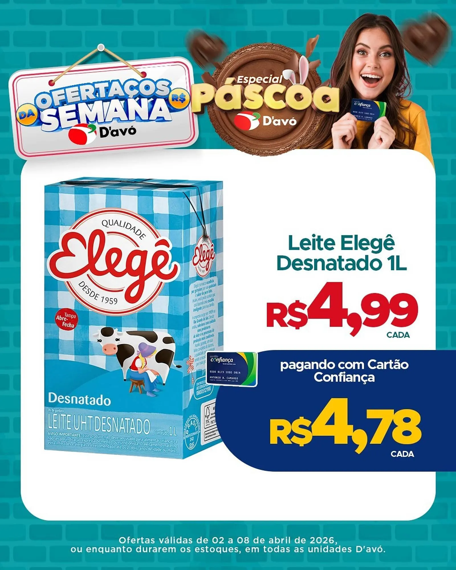 Encarte de Catálogo D'avó Supermercado 3 de abril até 8 de abril 2026 - Pagina 1