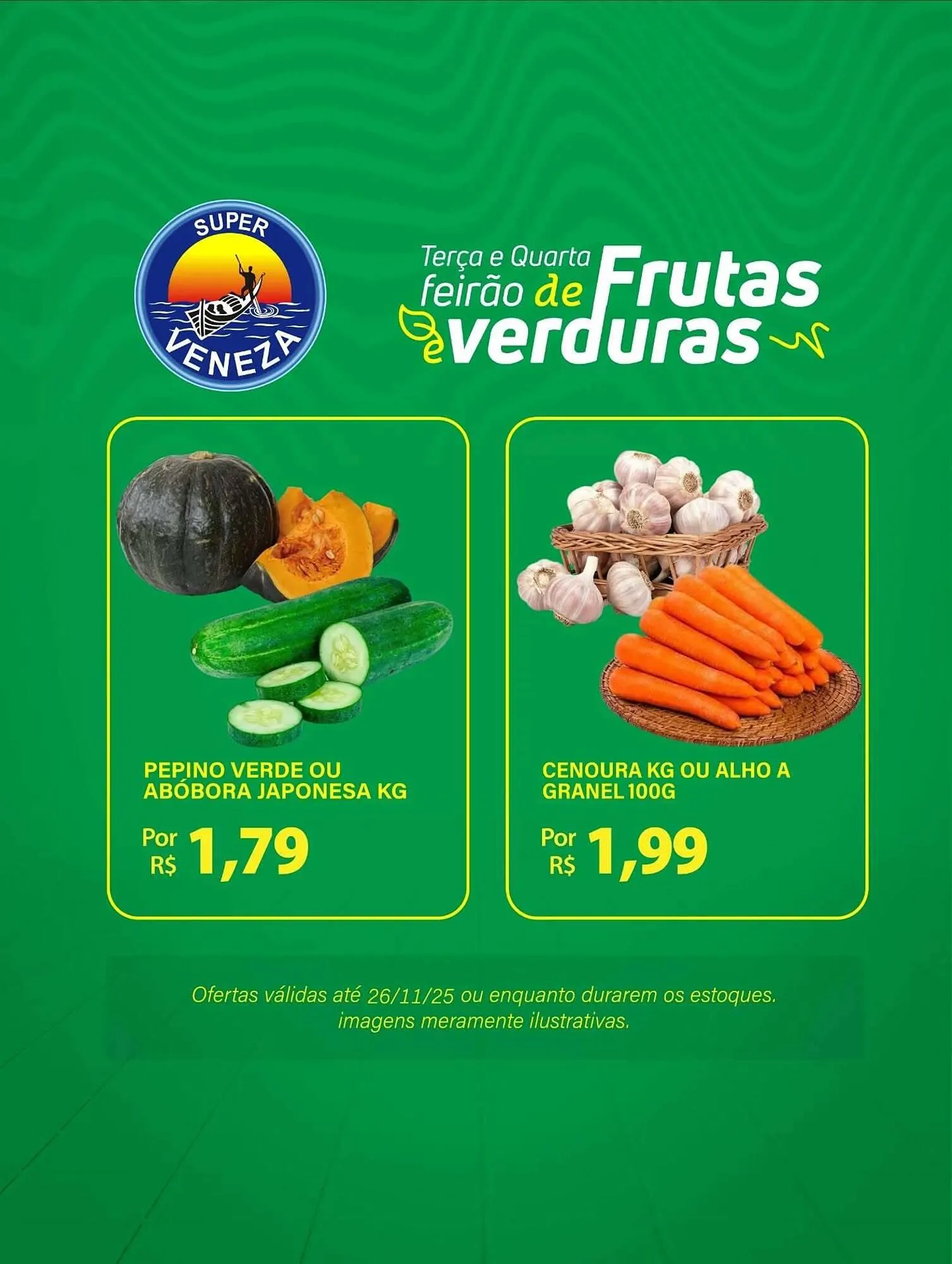 Encarte de Catálogo Super Veneza 26 de novembro até 26 de novembro 2025 - Pagina 1