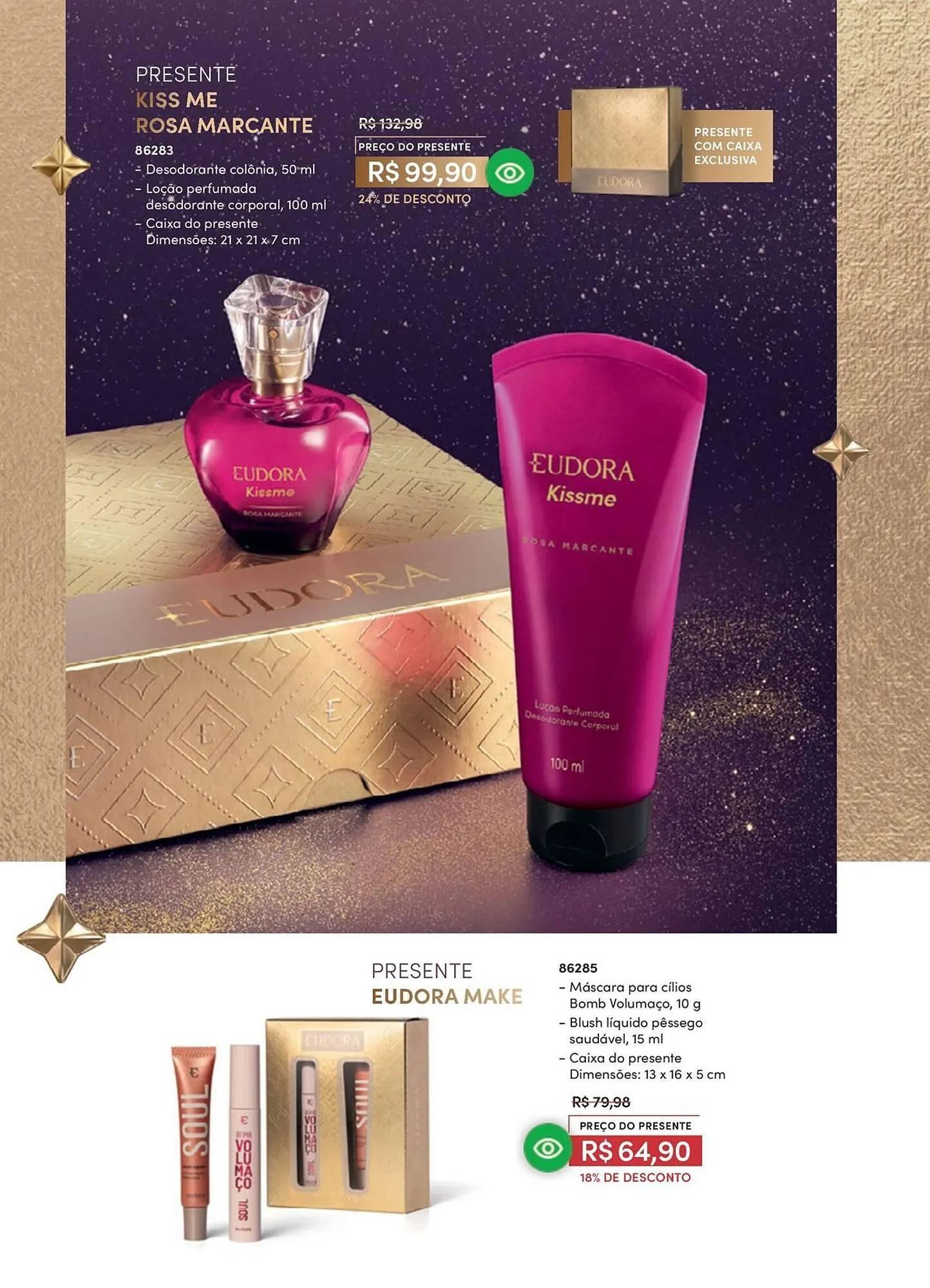 Encarte de Catálogo Eudora 8 de outubro até 8 de novembro 2025 - Pagina 42