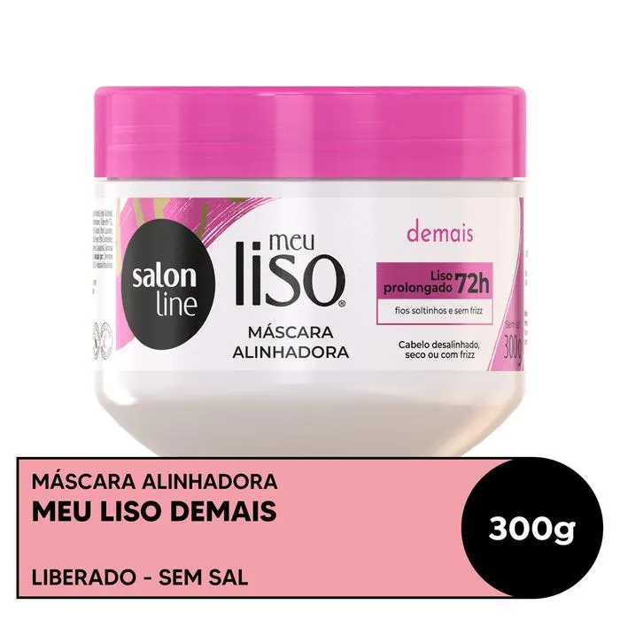 Máscara Hidratante Salon Line Meu Liso Demais 300g