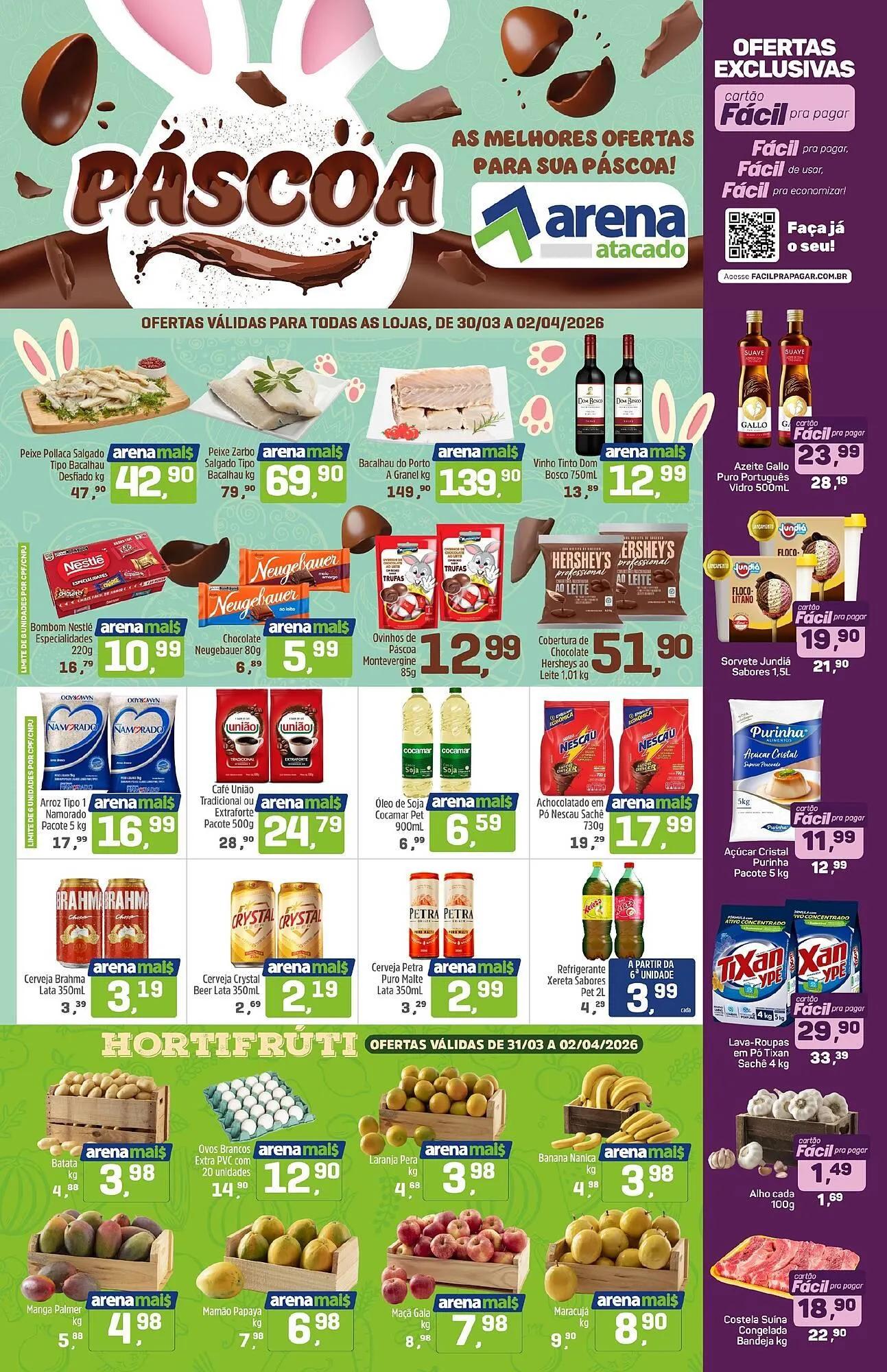 Encarte de Folheto Arena Atacado 30 de março até 2 de abril 2026 - Pagina 1