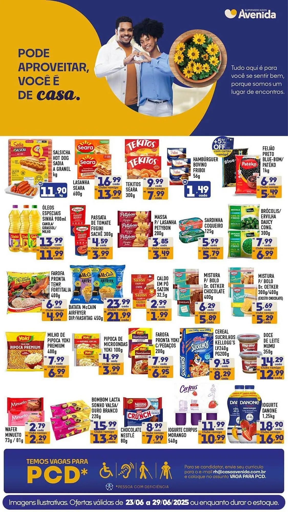 Encarte de Catálogo Supermercados Avenida 23 de junho até 29 de junho 2025 - Pagina 1