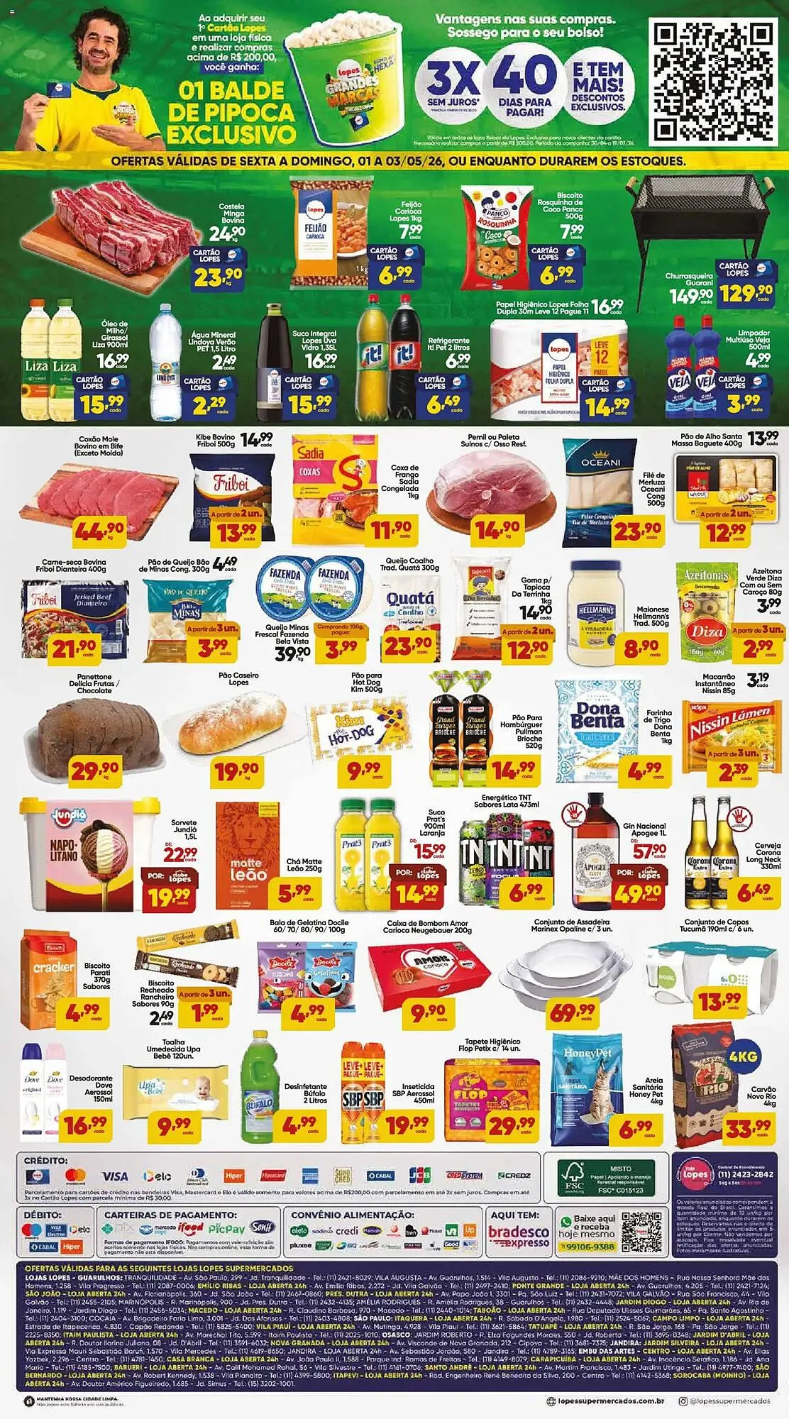 Encarte de Folheto Lopes Supermercados 1 de maio até 3 de maio 2026 - Pagina 4