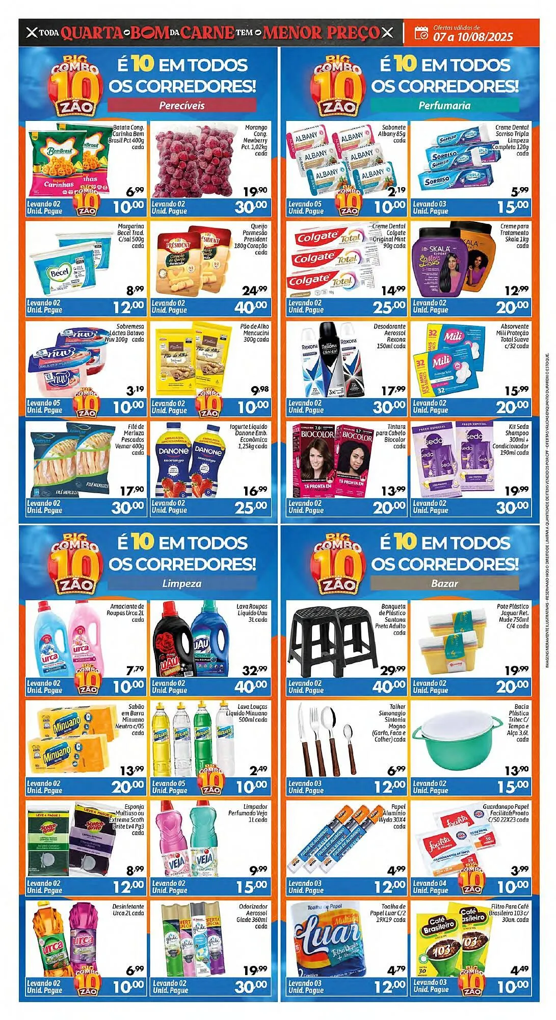Encarte de Catálogo Supermercados Big Compra 7 de agosto até 10 de agosto 2025 - Pagina 3