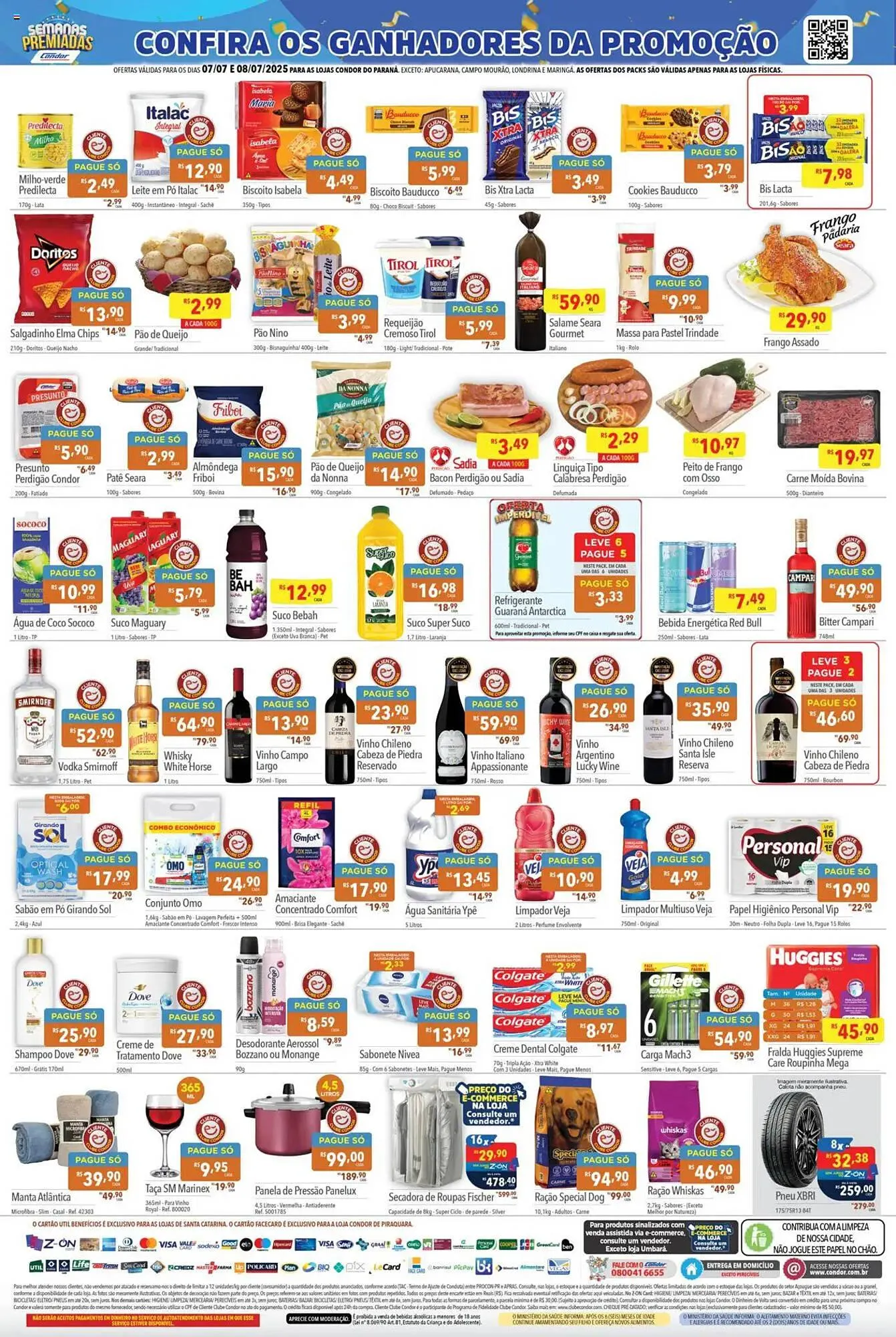 Encarte de Catálogo Supermercados Condor 7 de julho até 8 de julho 2025 - Pagina 2