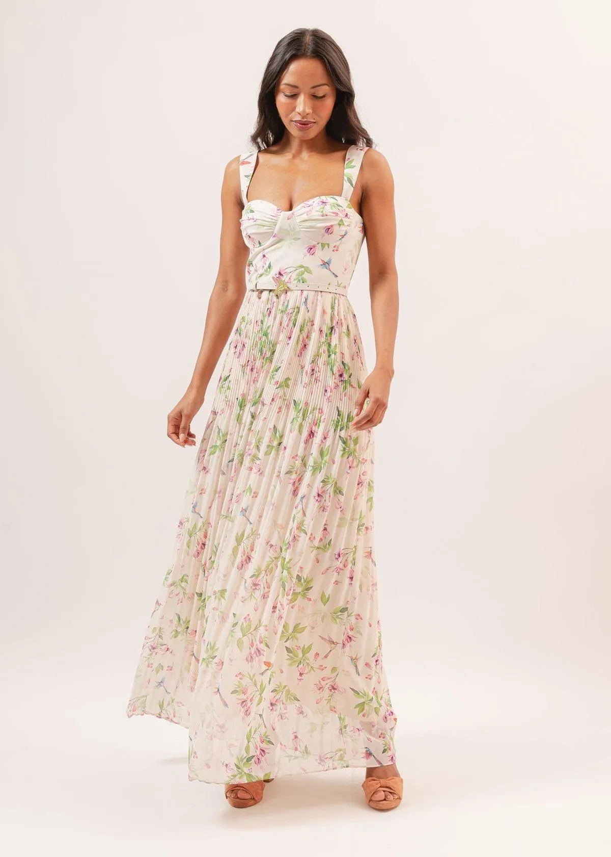 Vestido Longo Canto do Beija Flor