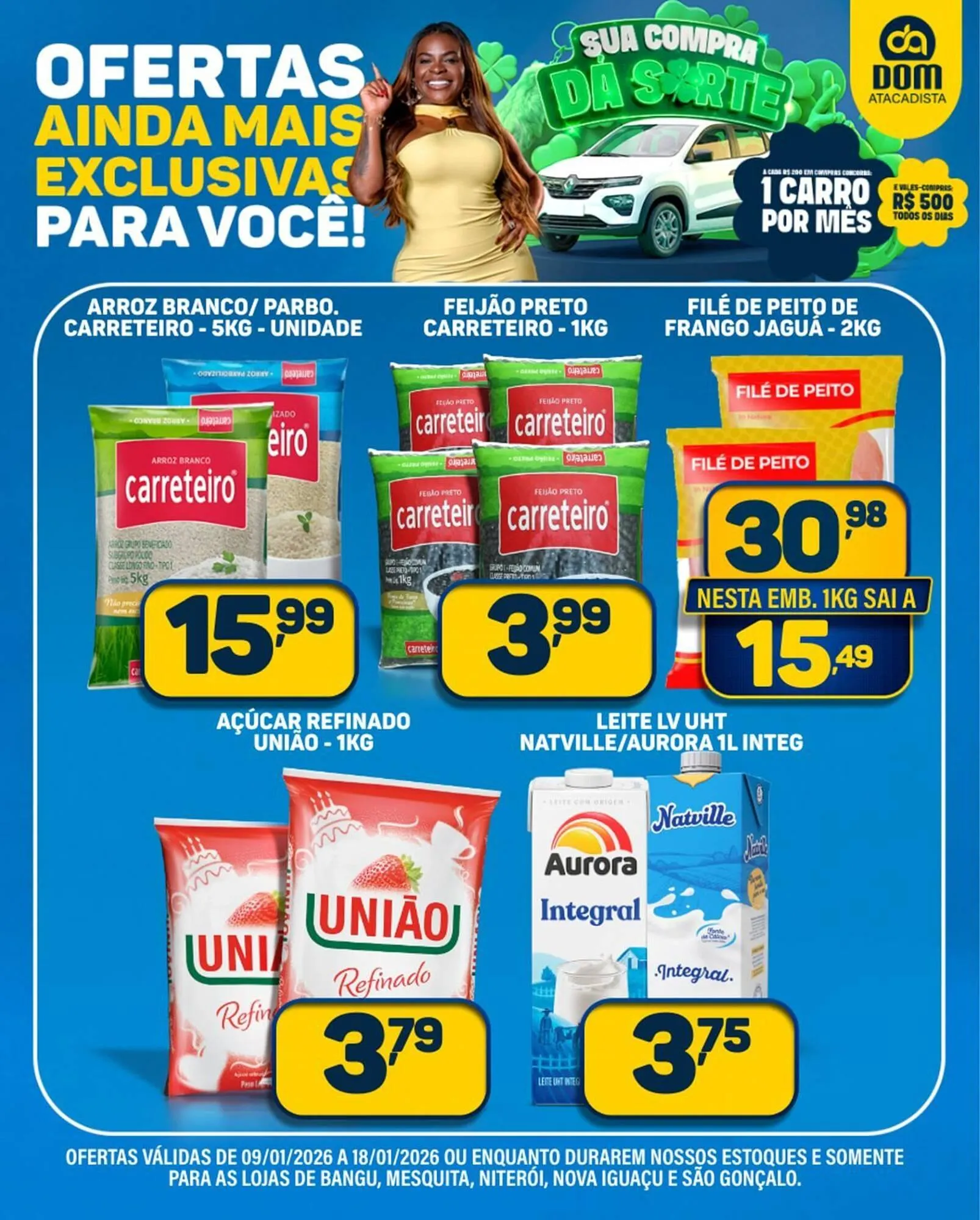 Encarte de Encarte Dom Atacadista 9 de janeiro até 18 de janeiro 2026 - Pagina 1