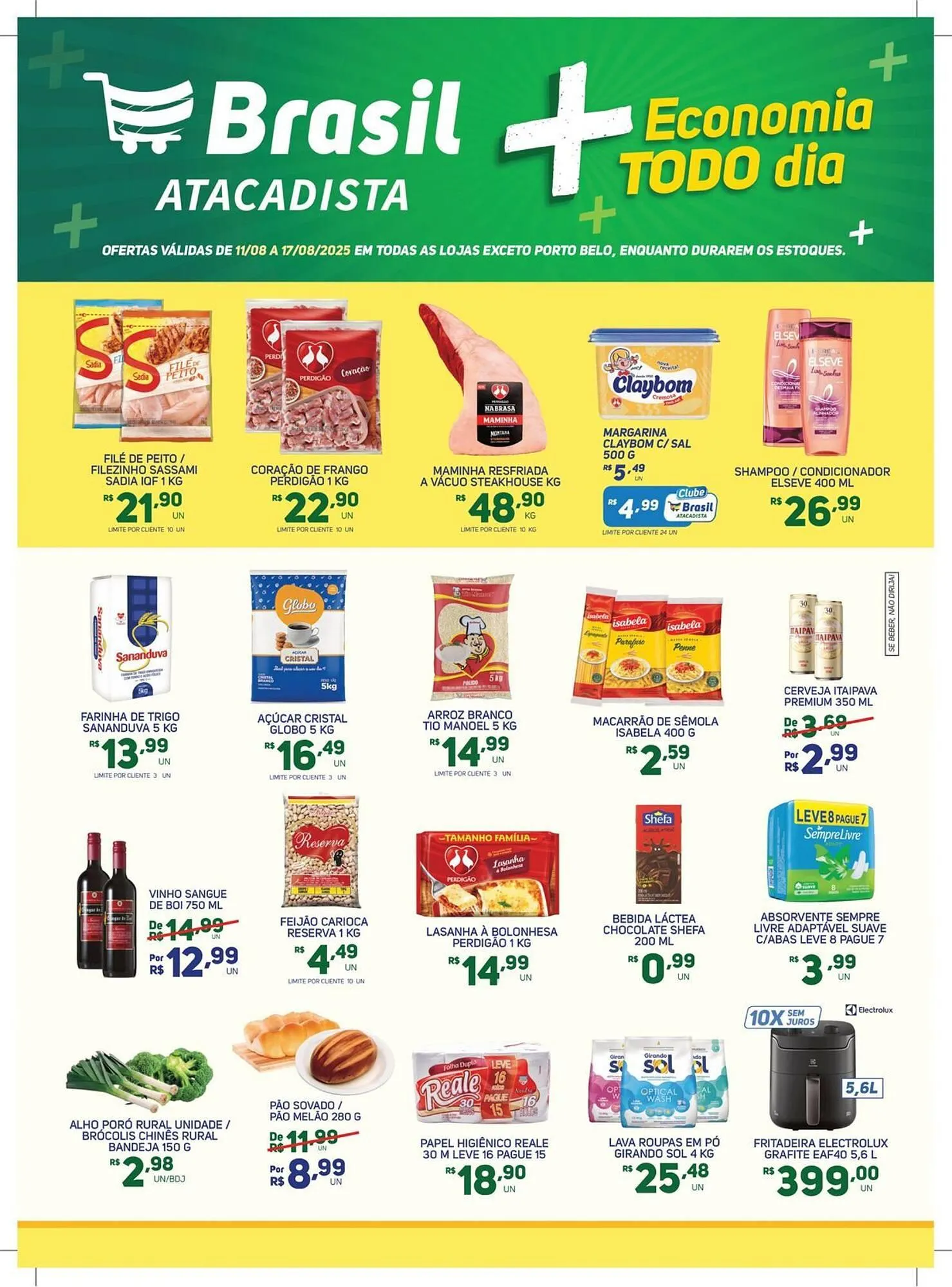 Encarte de Catálogo Brasil Atacadista 12 de agosto até 17 de agosto 2025 - Pagina 1