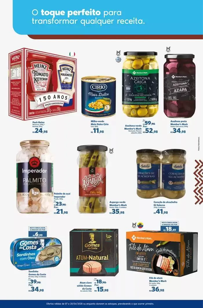 Encarte de Promoções especiais em andamento 7 de abril até 20 de abril 2025 - Pagina 4