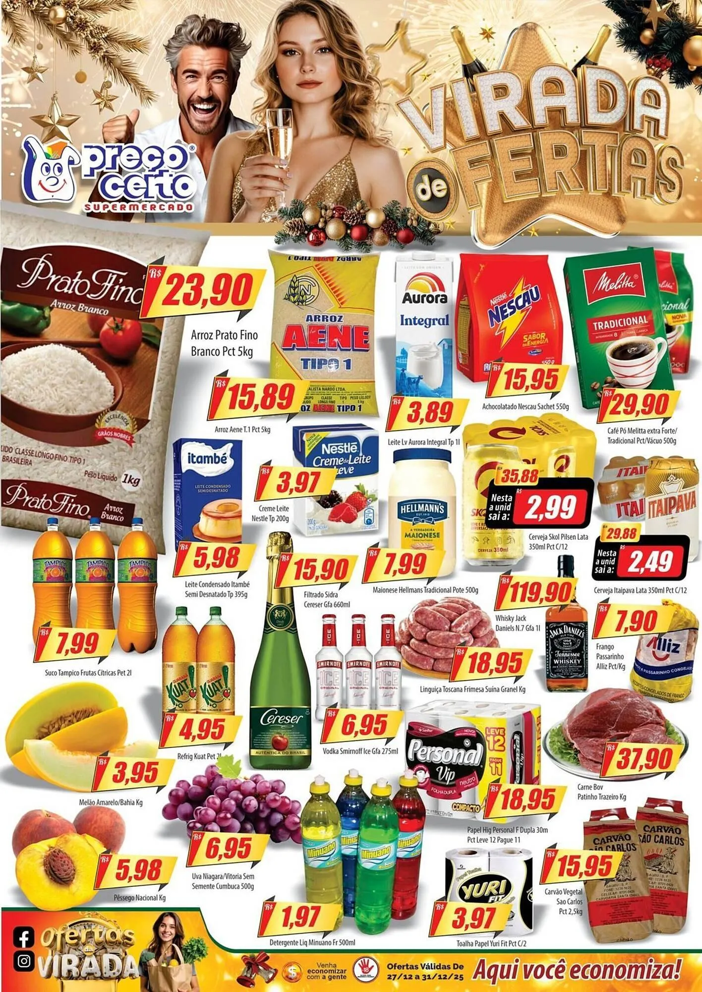 Encarte de Catálogo Preço Certo 29 de dezembro até 31 de dezembro 2025 - Pagina 1