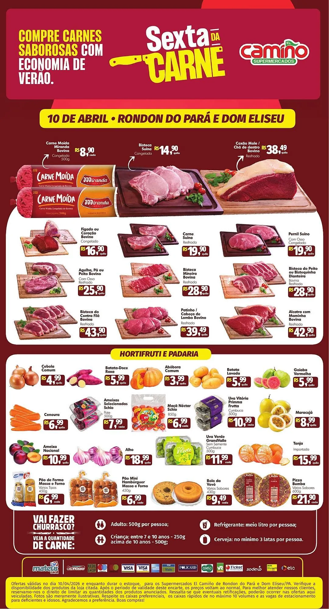 Encarte de Catálogo Camiño supermercados 10 de abril até 10 de abril 2026 - Pagina 1