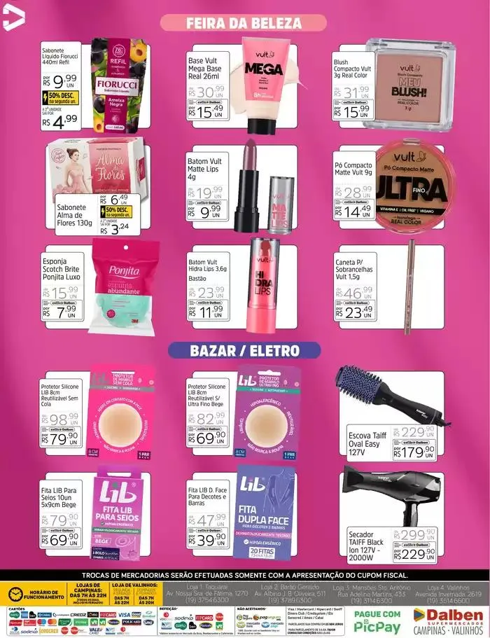 Encarte de Feira Da Beleza 17 de abril até 21 de abril 2025 - Pagina 5