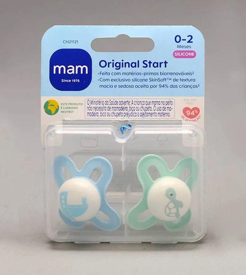 Chupeta Start 0 a 2 Meses com 2 Unidades Boys - 2203