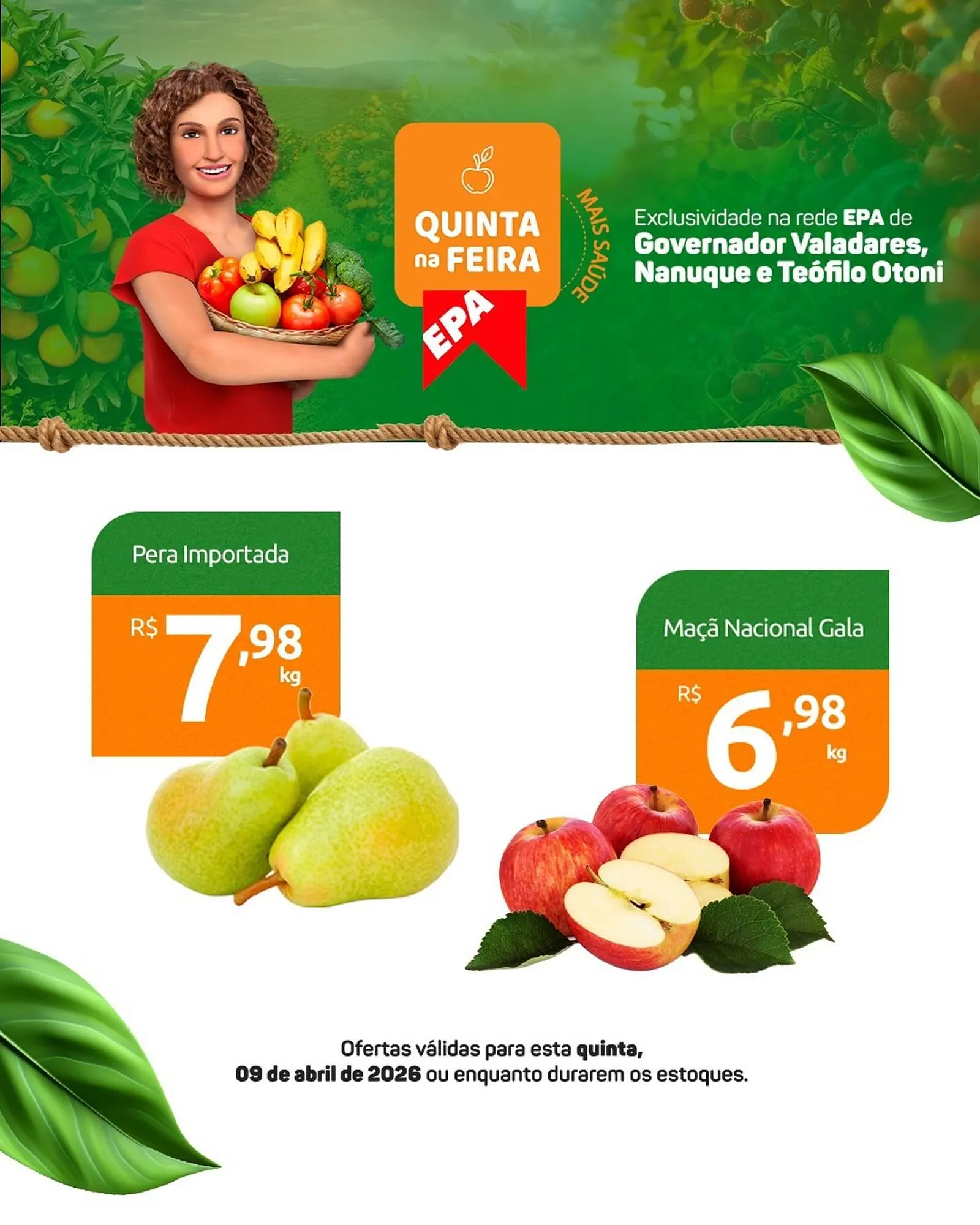 Encarte de Folheto Epa 9 de abril até 9 de abril 2026 - Pagina 1