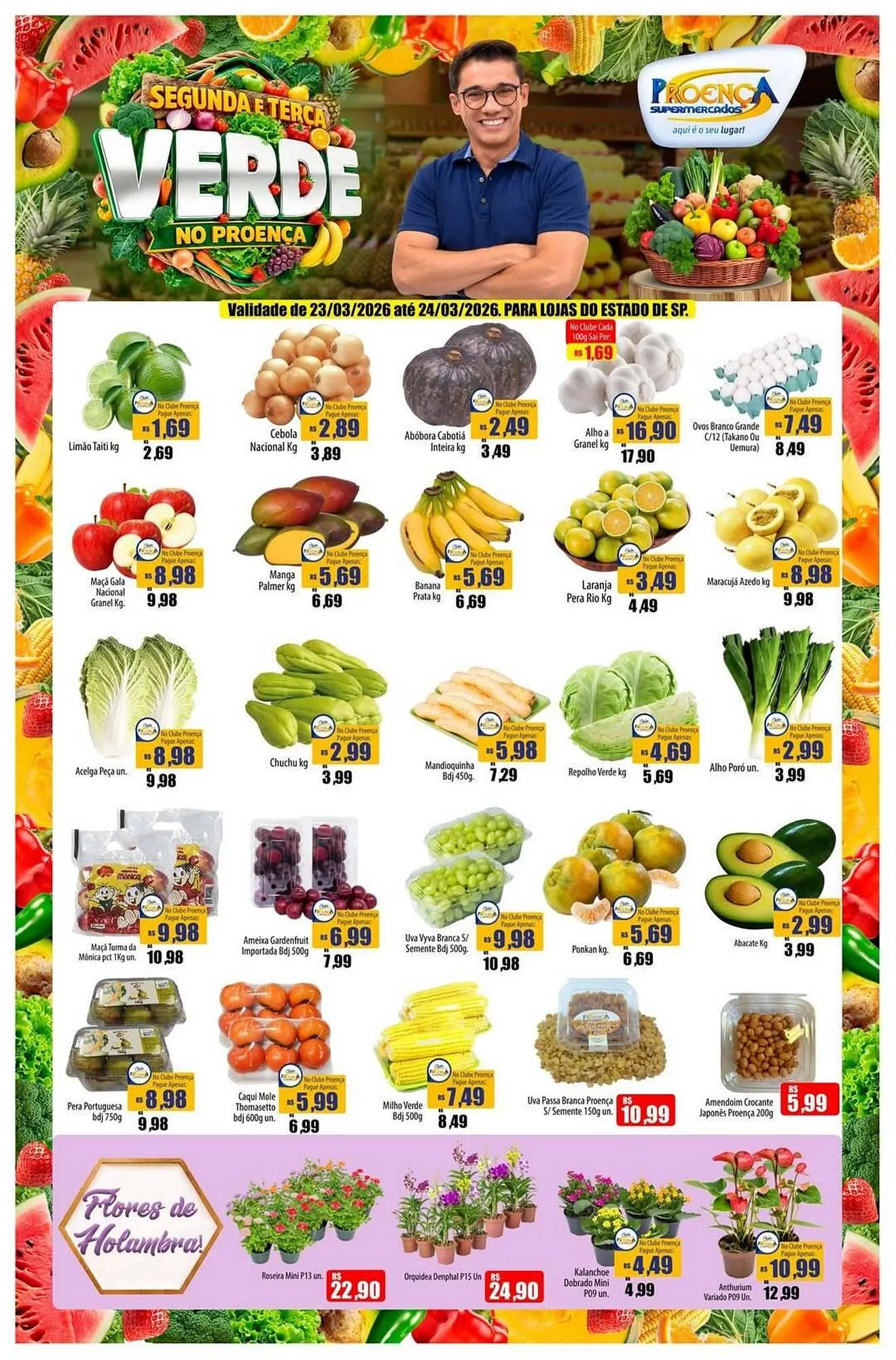 Encarte de Catálogo Proença Supermercados 23 de março até 24 de março 2026 - Pagina 1