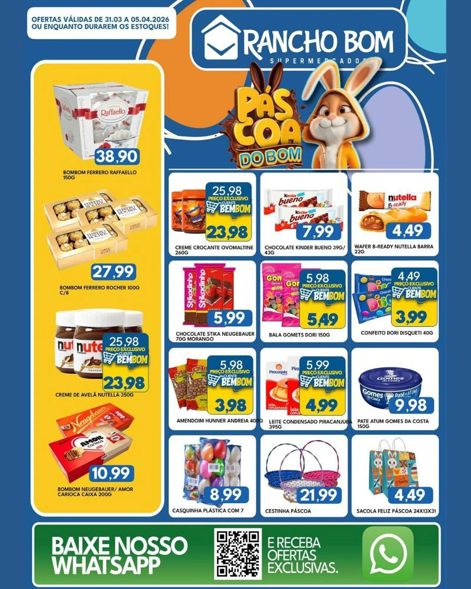 Encarte de Catálogo Rancho Bom Supermercados 31 de março até 5 de abril 2026 - Pagina 2