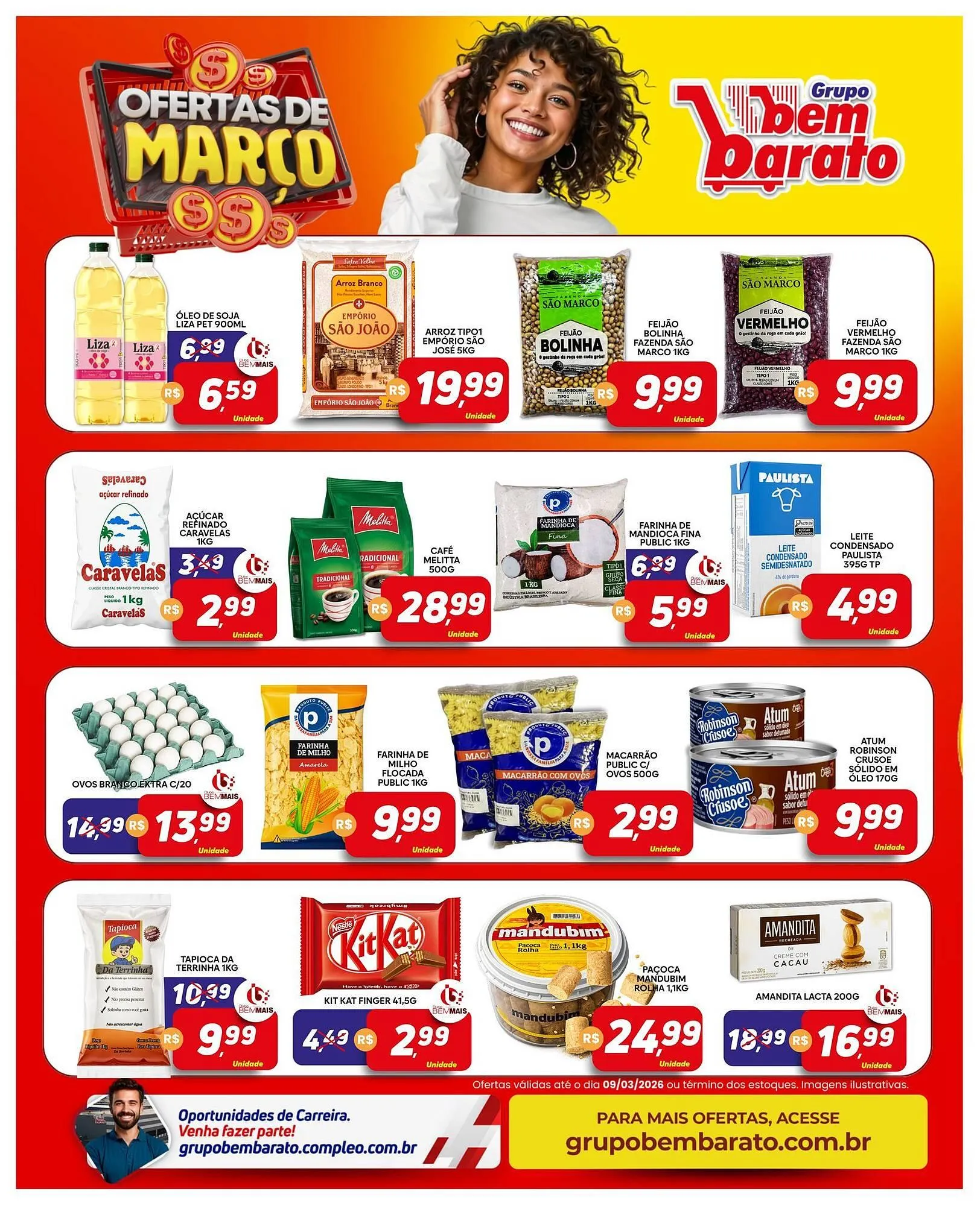 Encarte de Catálogo Supermercado Bem Barato 3 de março até 9 de março 2026 - Pagina 2