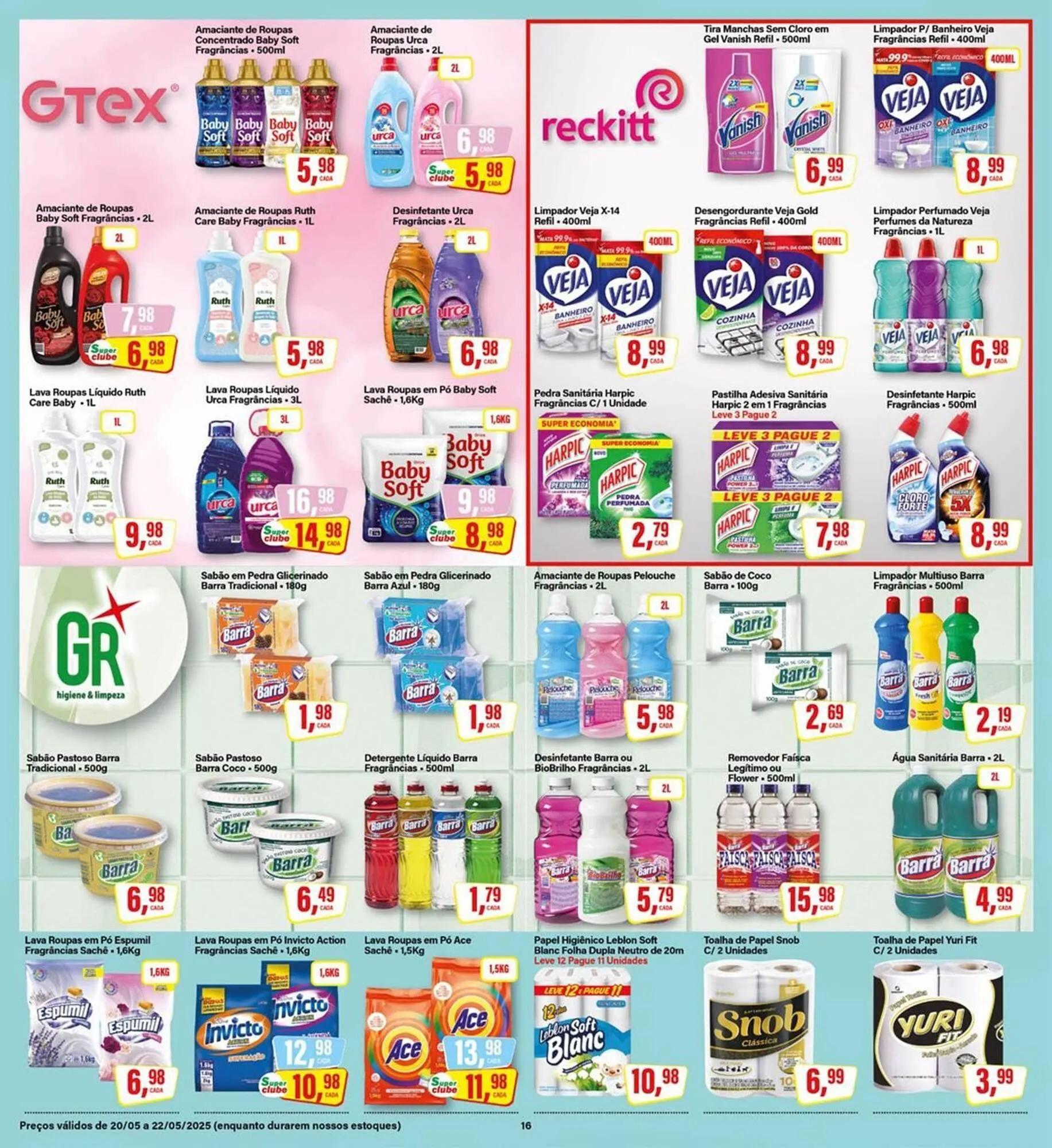 Encarte de Catálogo Rede Supermarket 20 de maio até 22 de maio 2025 - Pagina 16